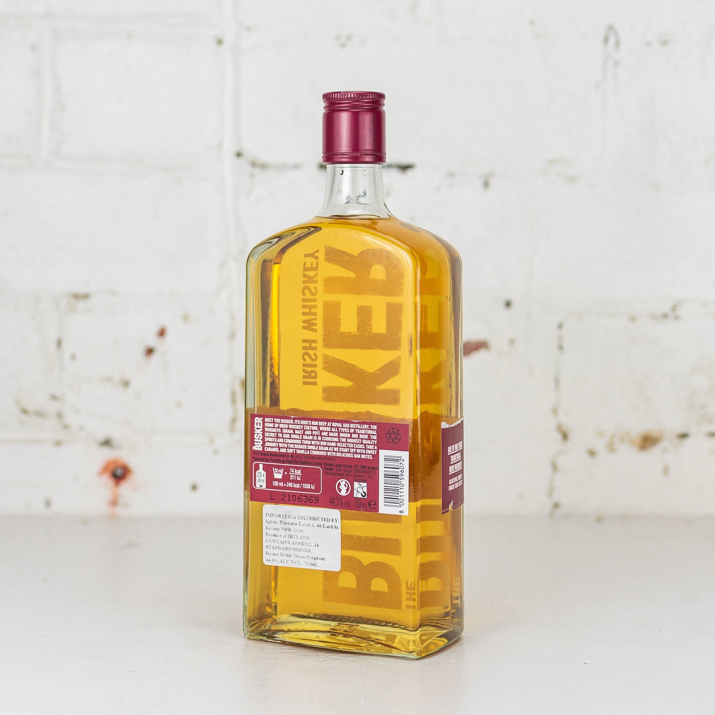 The Busker - Single Grain Irish Whiskey 700ml
