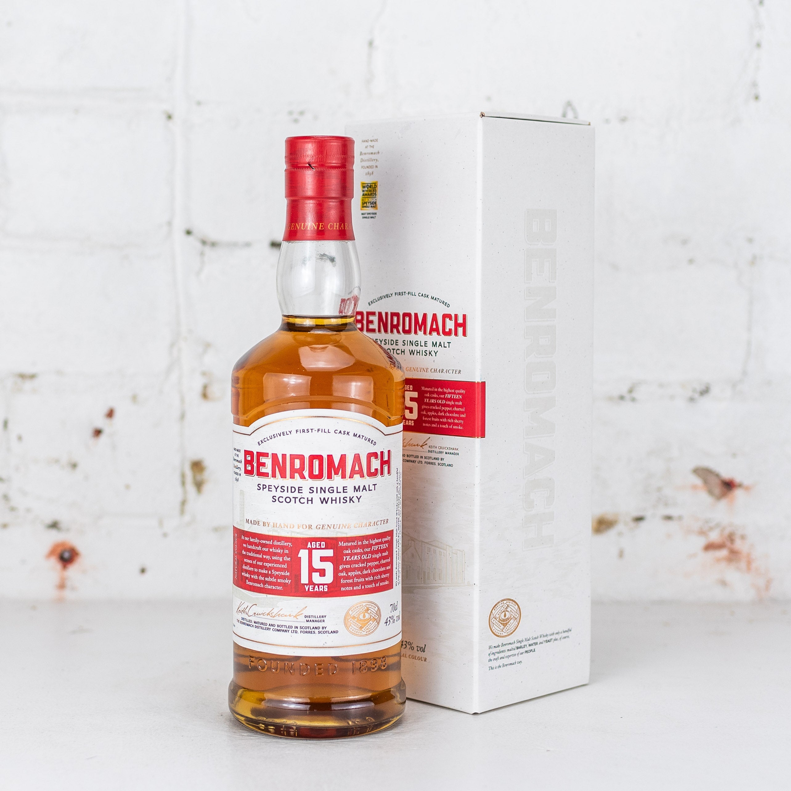 Benromach - 15YO Single Malt Scotch Whisky 700ml