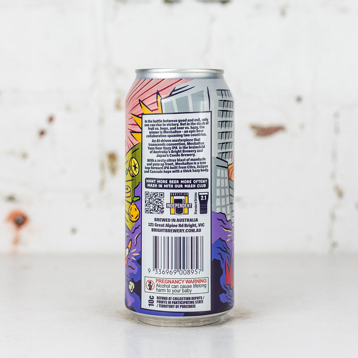 Bright x Coedo 'Mecharoo' Yuzu Sour Hazy IPA
