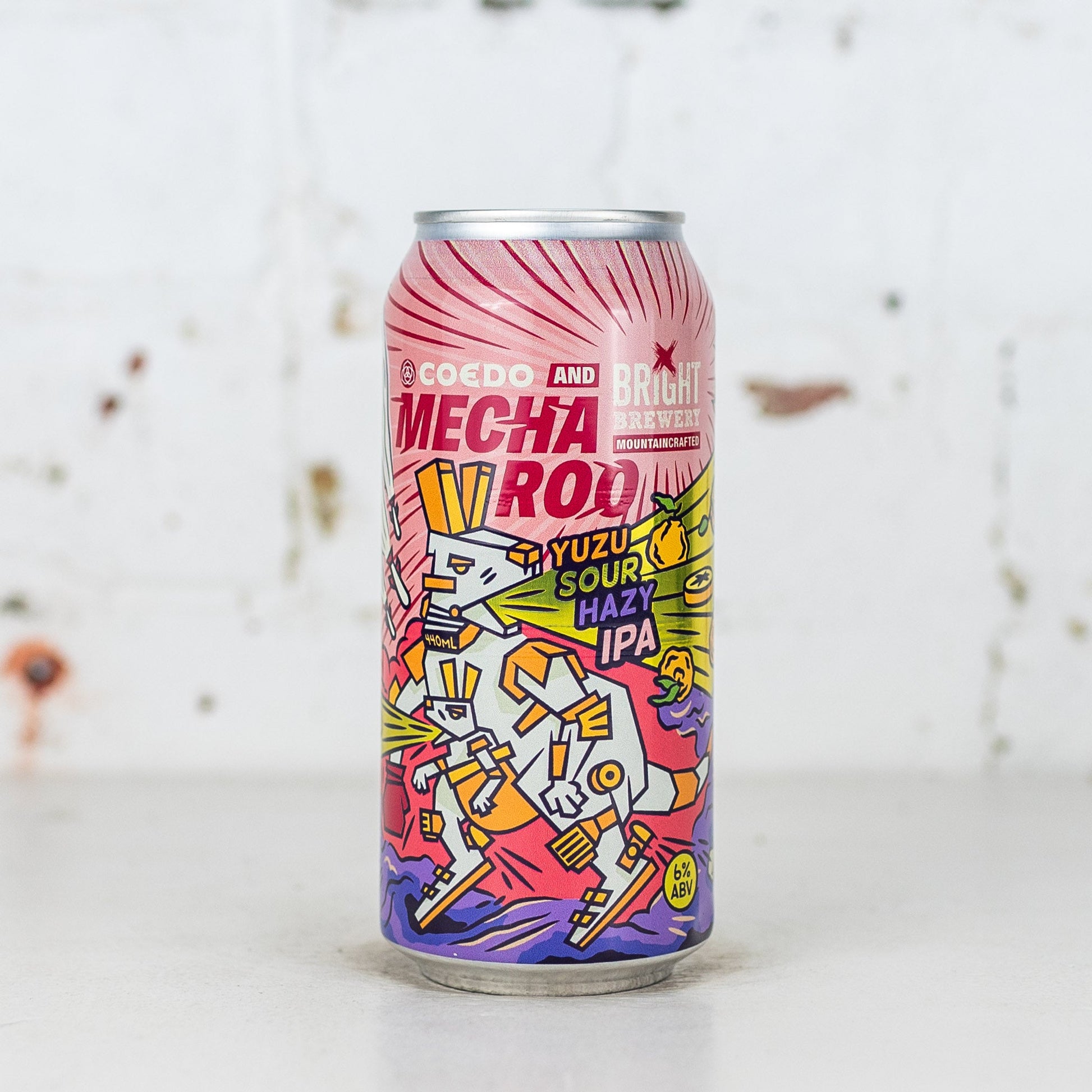 Bright x Coedo 'Mecharoo' Yuzu Sour Hazy IPA