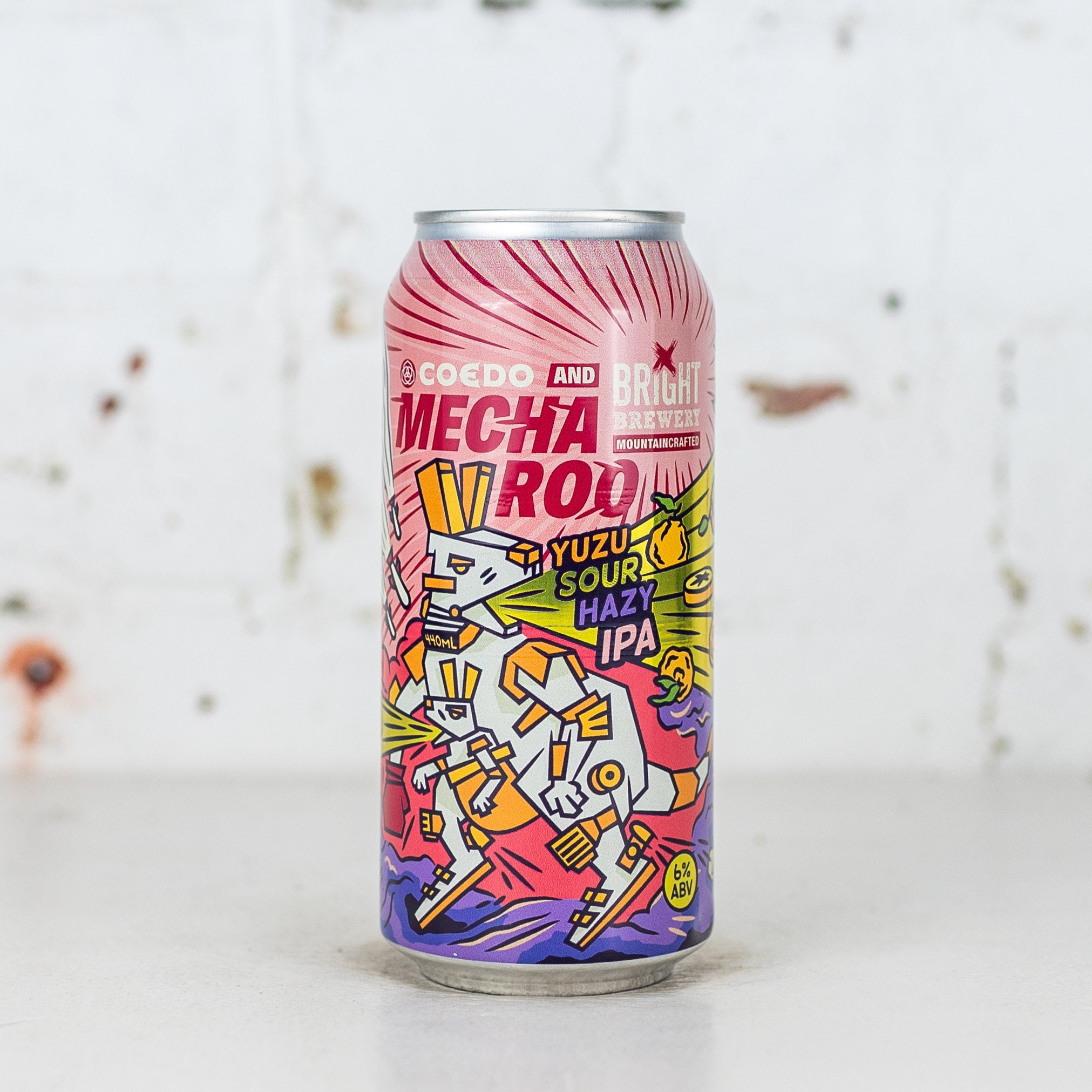 Bright x Coedo 'Mecharoo' Yuzu Sour Hazy IPA