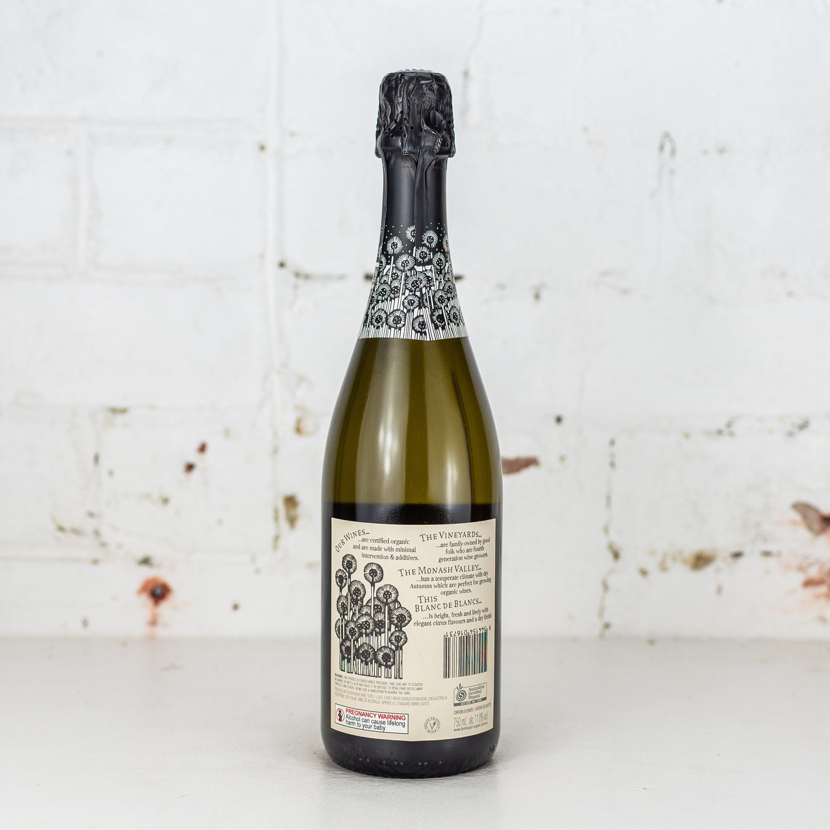 Farm Hand - Organic Blanc de Blancs NV 750ml