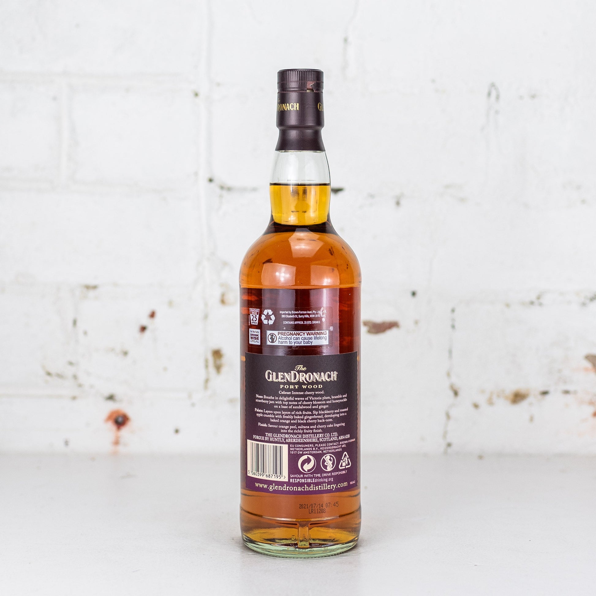 Glendronach - Port Wood Single Malt 700ml