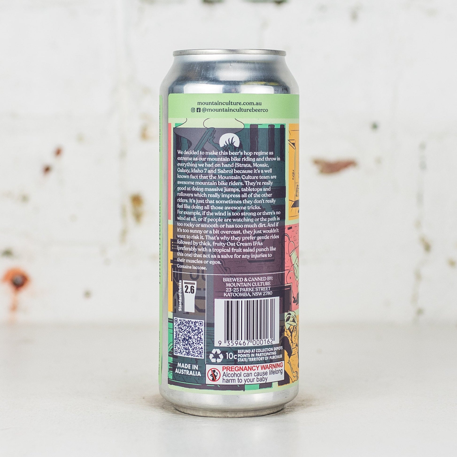 Mountain Culture - Making Excuses Oat Cream IPA