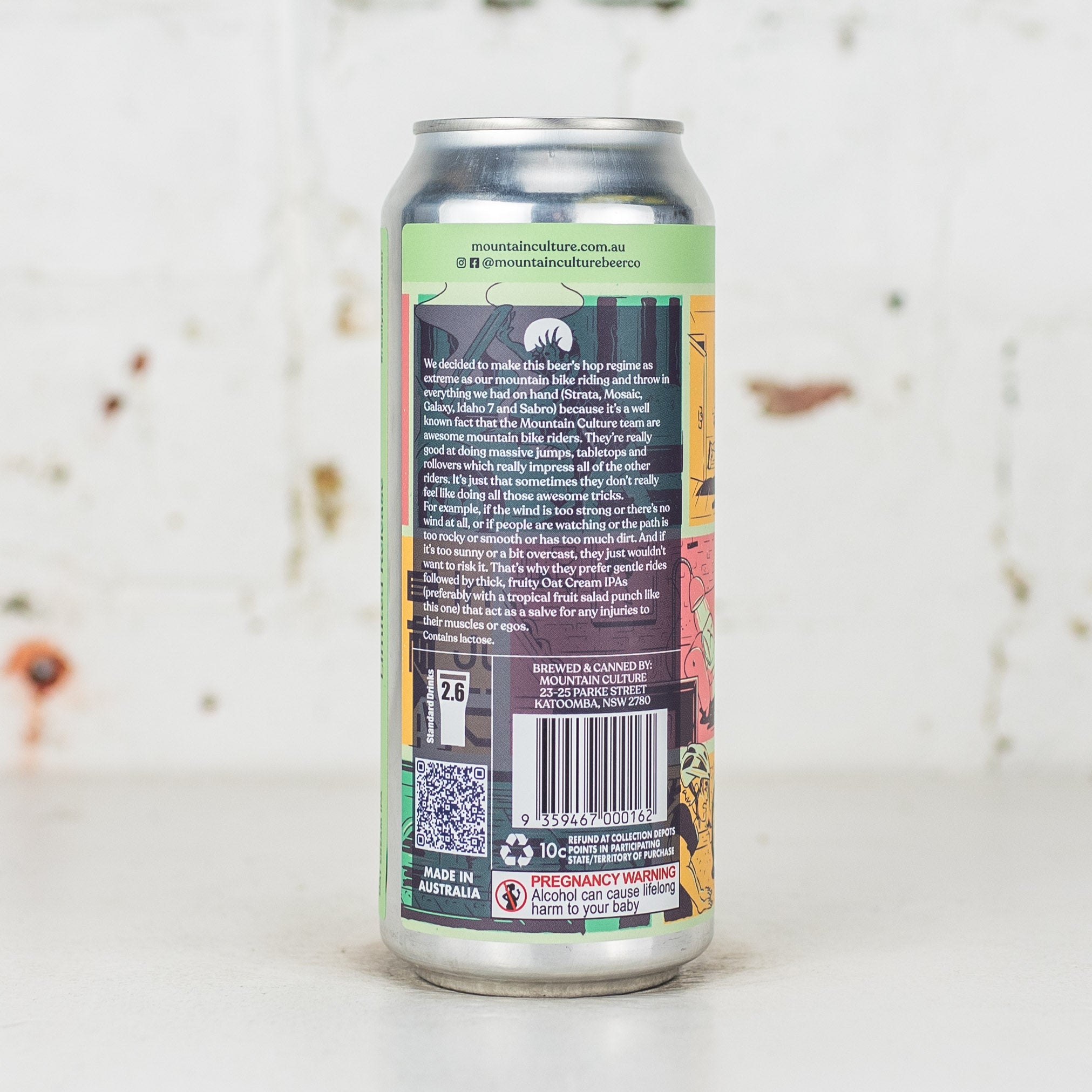 Mountain Culture - Making Excuses Oat Cream IPA