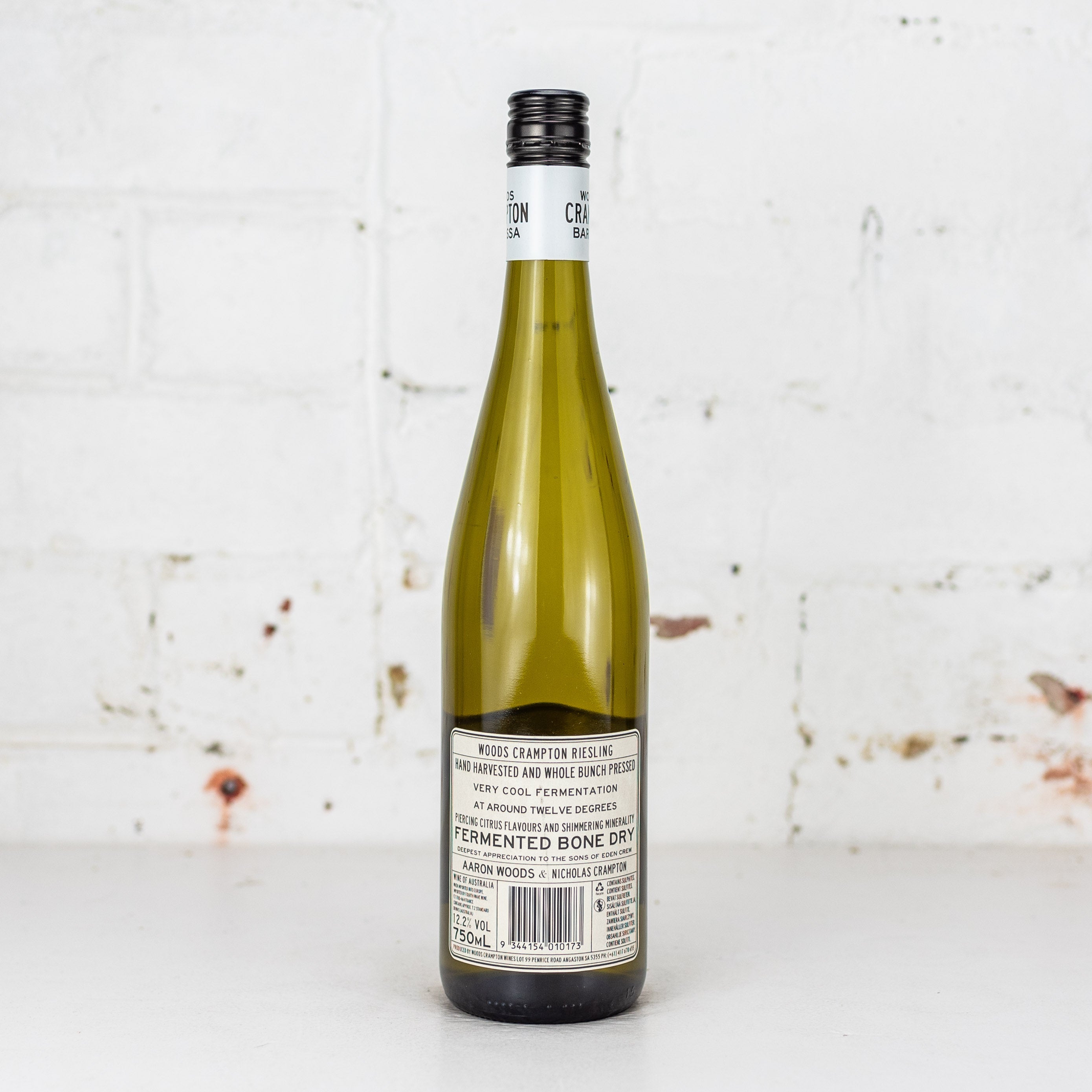 Woods Crampton - White Label Eden Valley Riesling 750ml