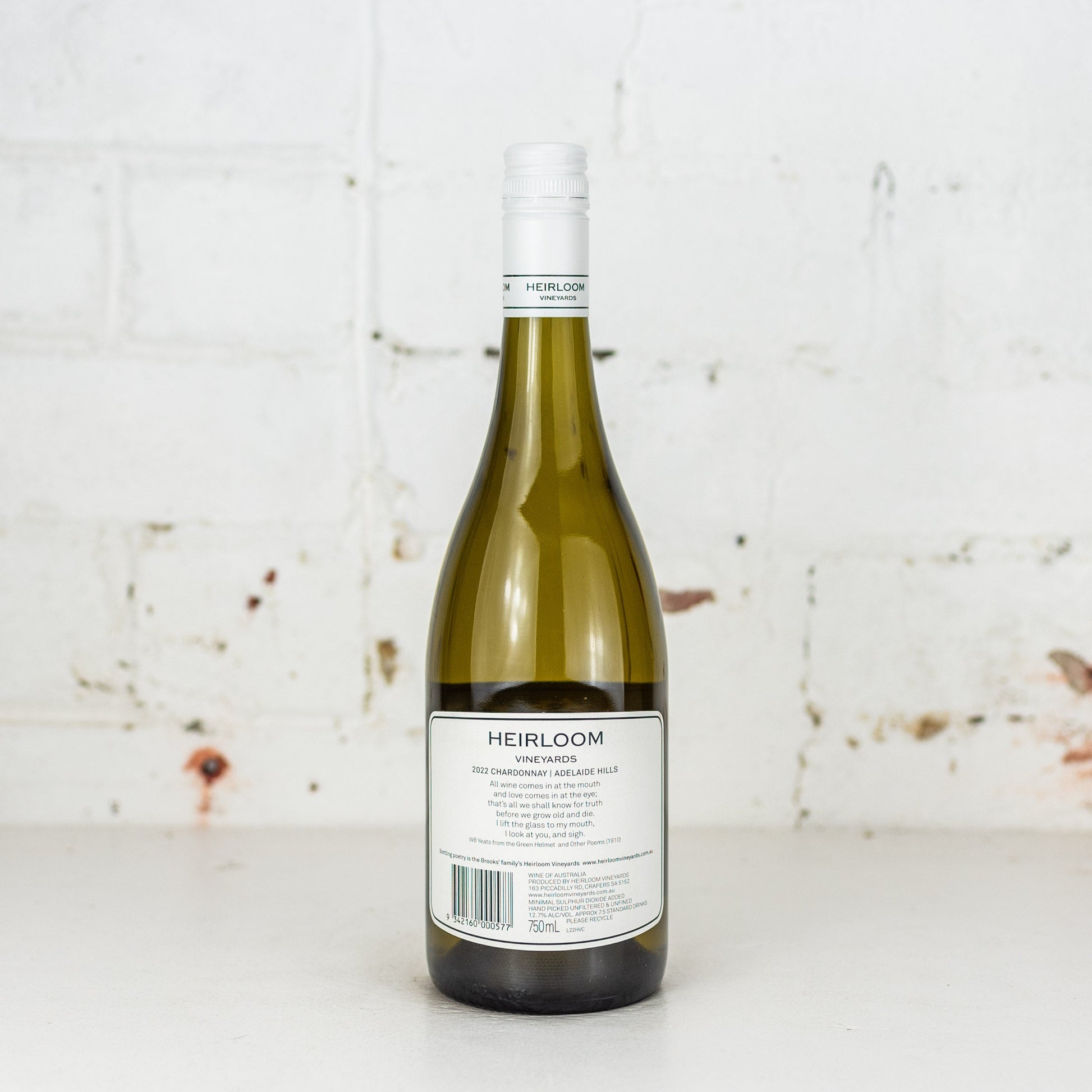 Heirloom - Chardonnay 2022 750ml
