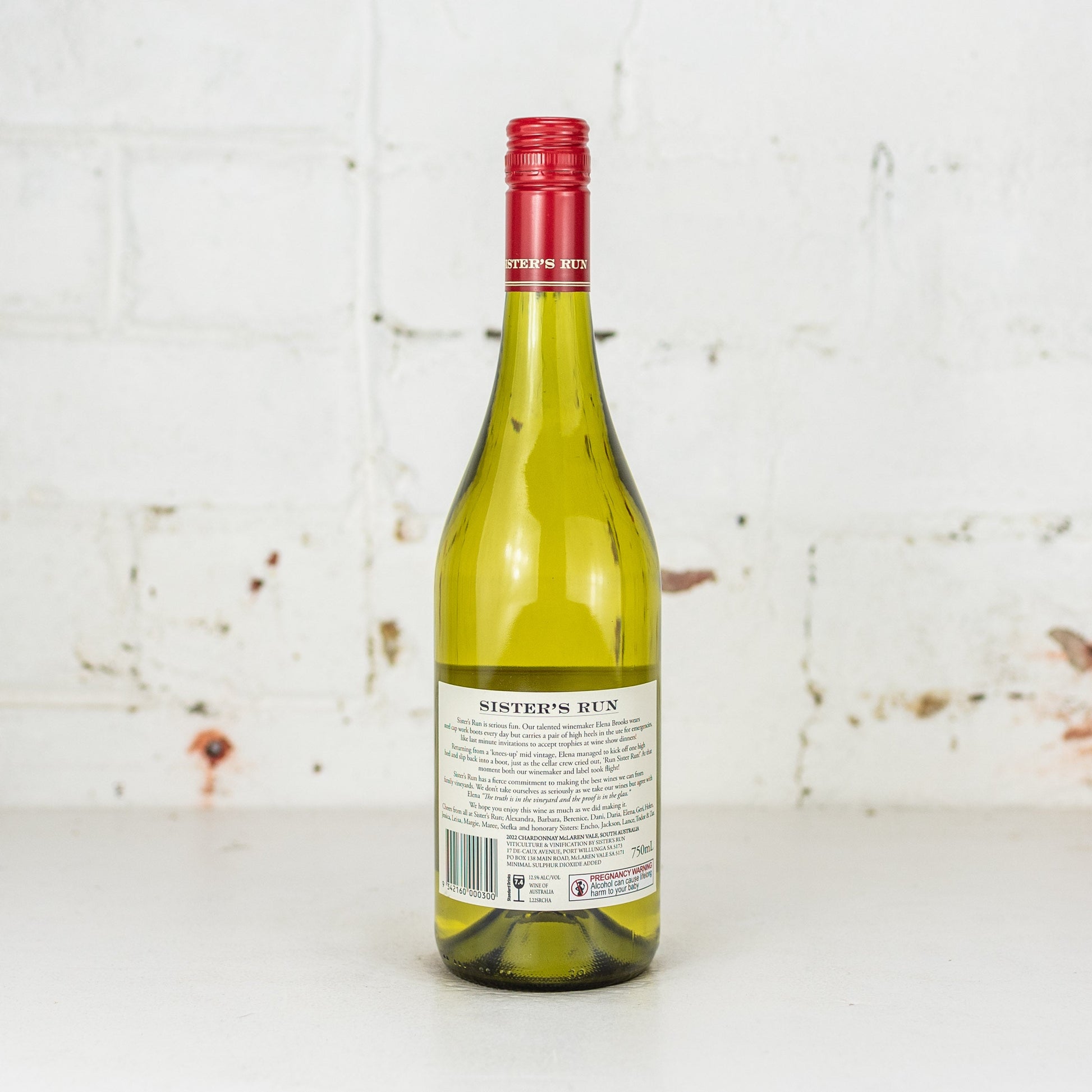 Sister's Run - Sunday Slippers Chardonnay 750ml