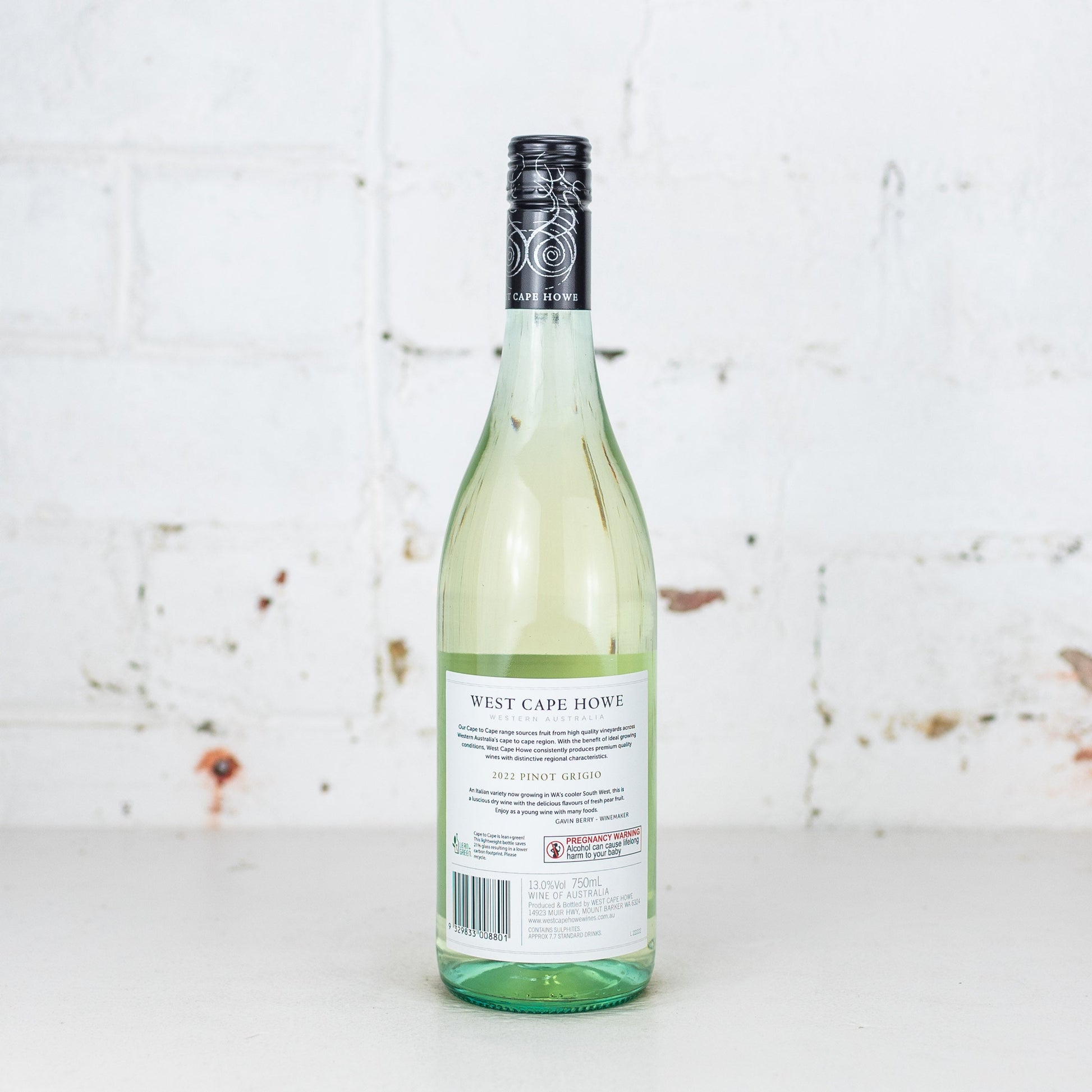 West Cape Howe - Cape to Cape Pinot Grigio 750ml