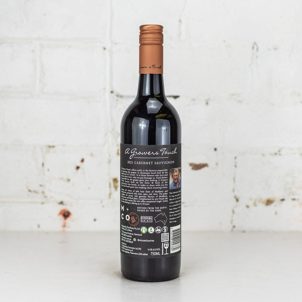 Mino & Co - A Growers Touch Cabernet Sauvignon 750ml
