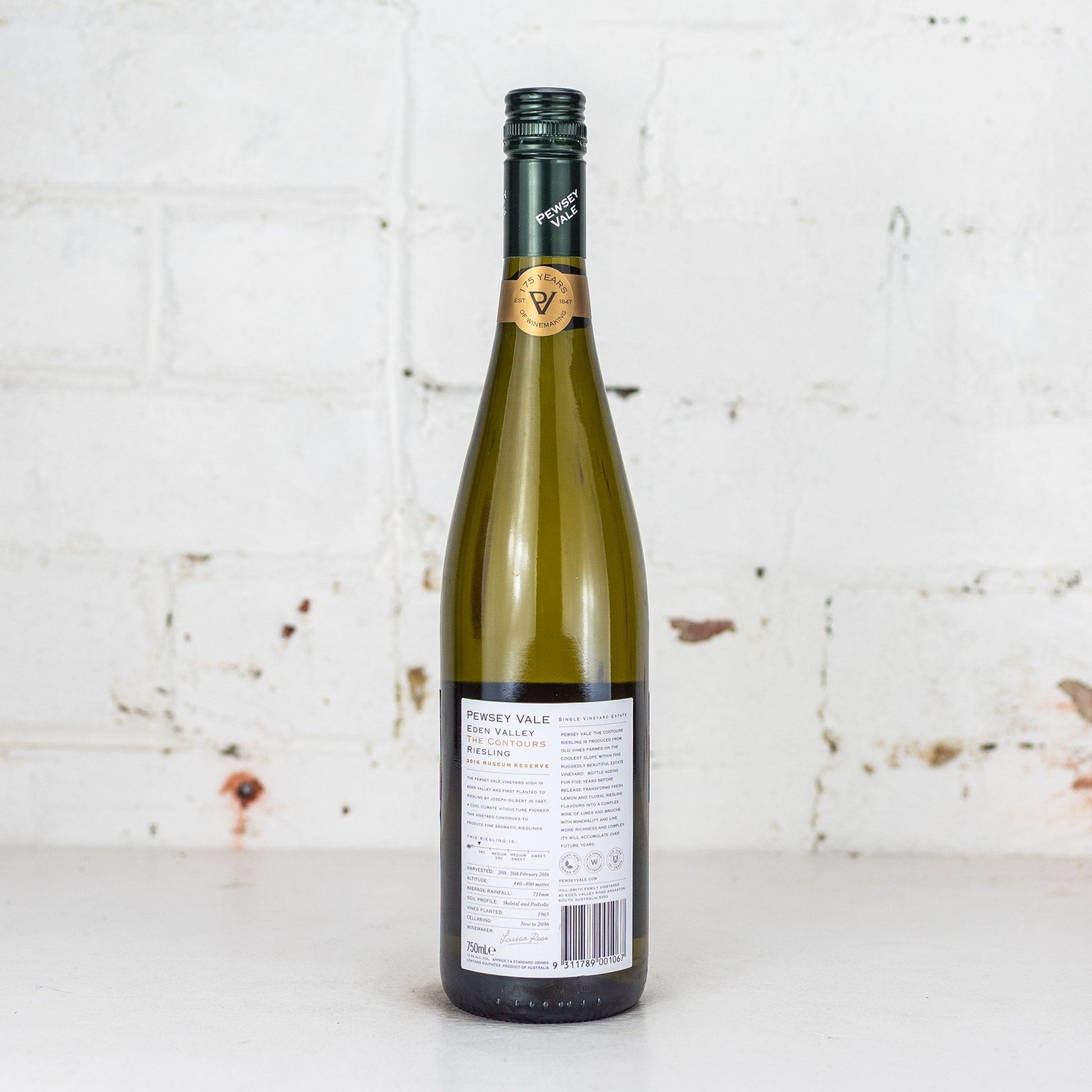 Pewsey Vale - The Contours Riesling 2016 750ml