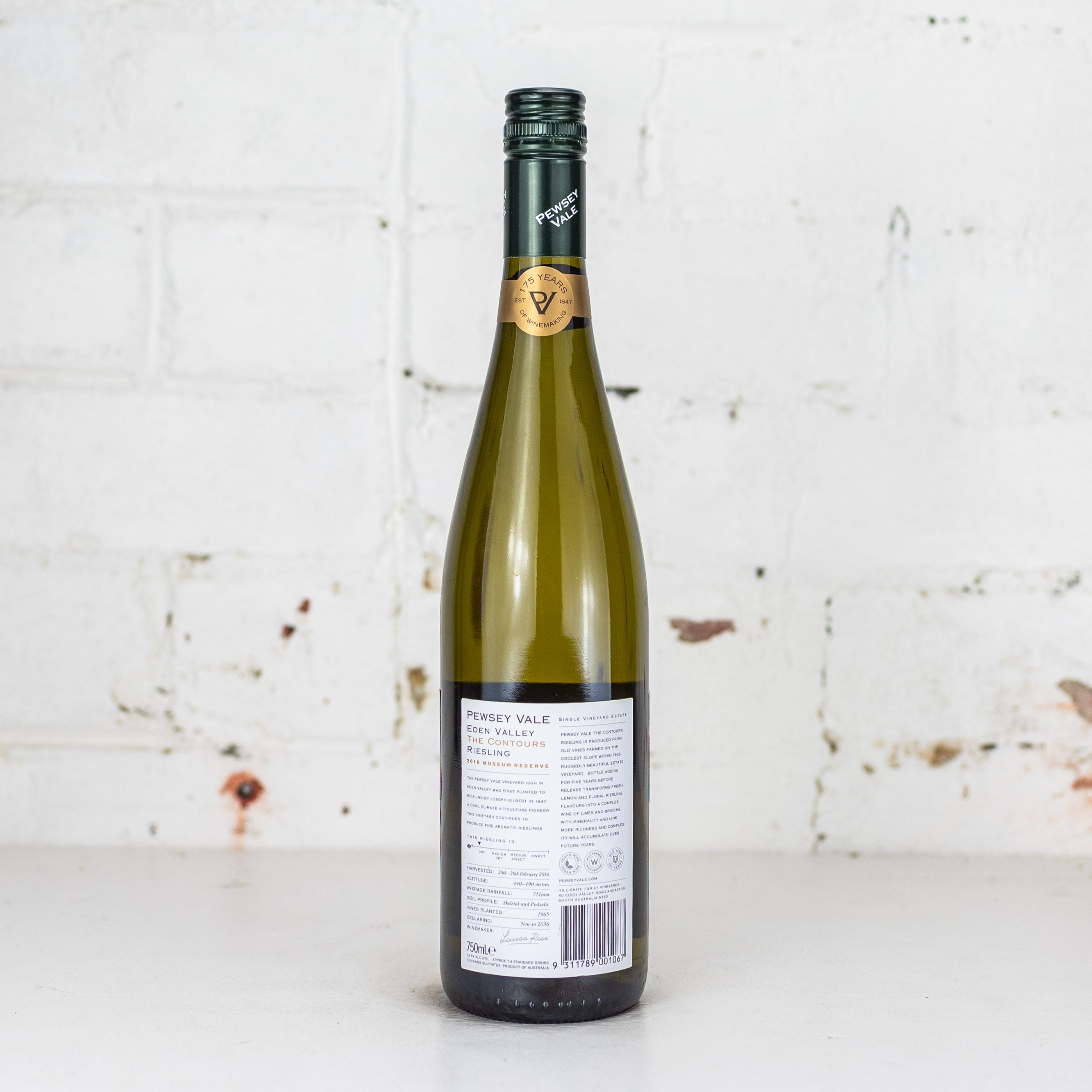 Pewsey Vale - The Contours Riesling 2016 750ml