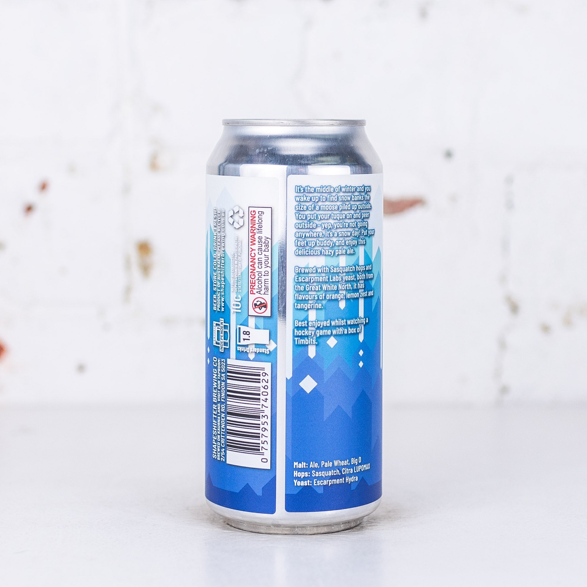 Shapeshifter - Snow Day Canadian Hazy Pale
