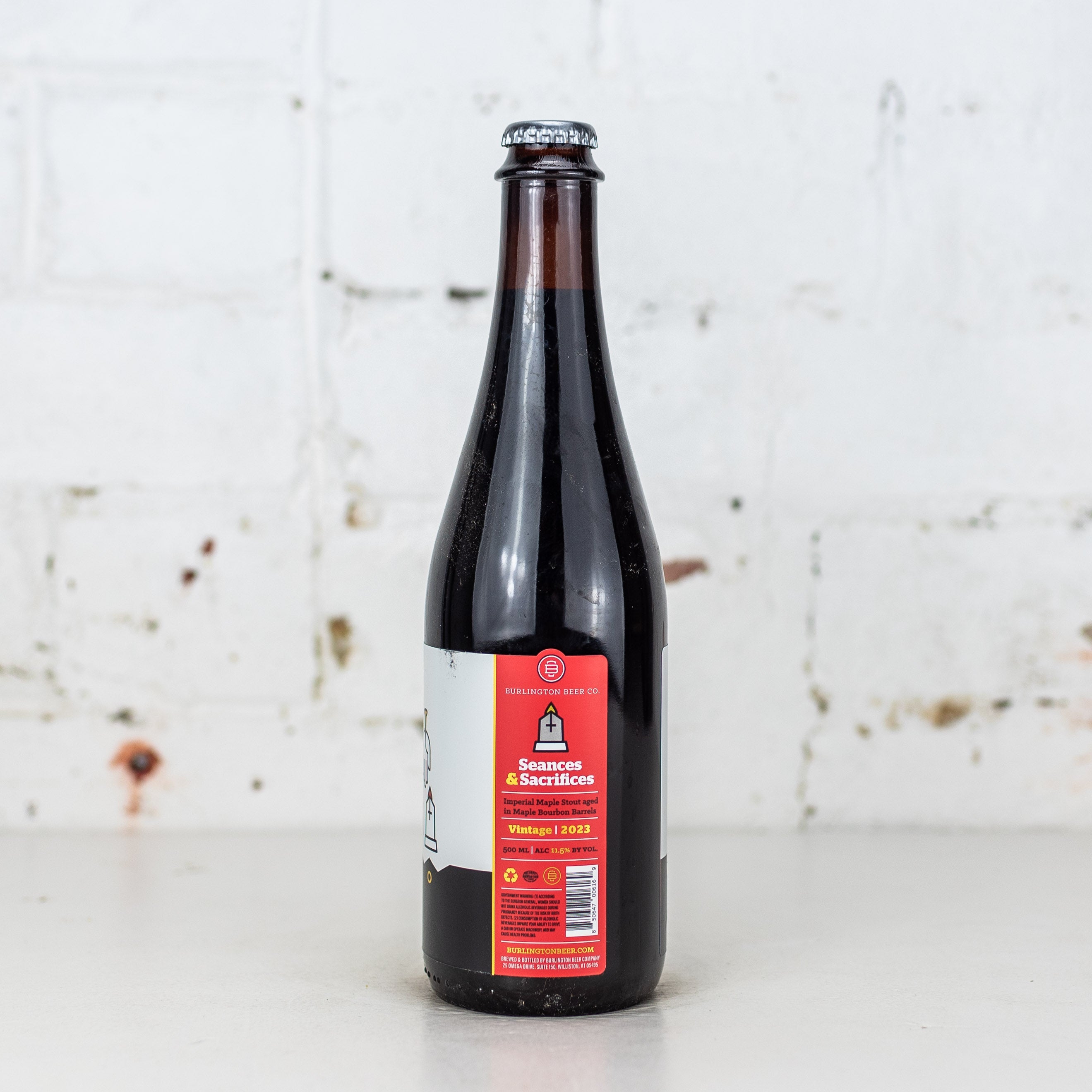 Burlington - Seances & Sacrifices 2023 Maple Bourbon BA Imperial Maple Stout 500ml