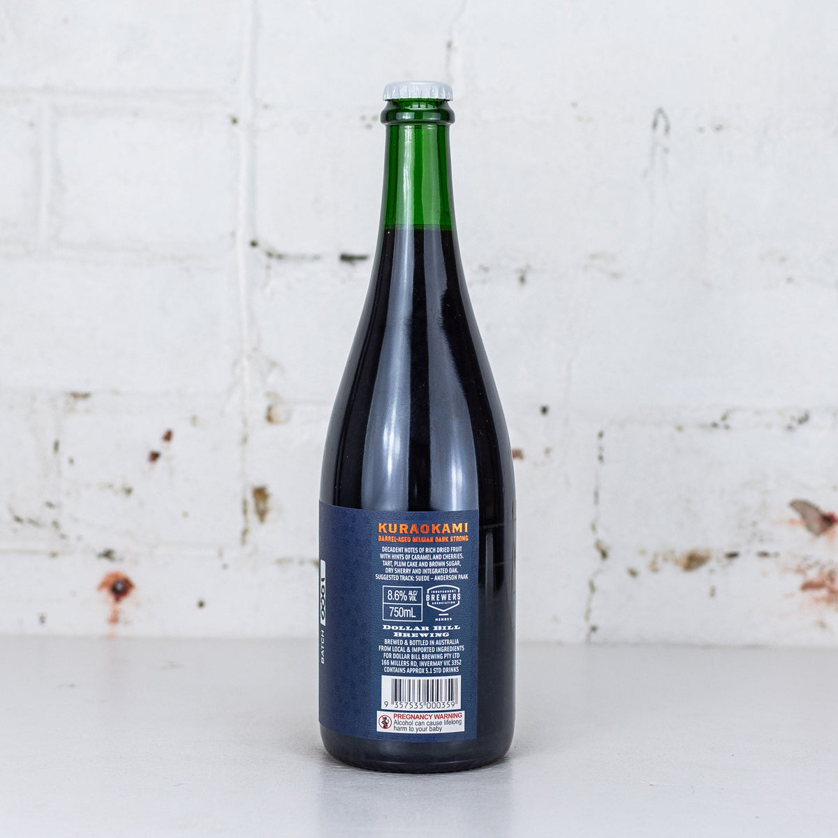 Dollar Bill - Kuraokami Barrel Aged Sour Quad 750ml