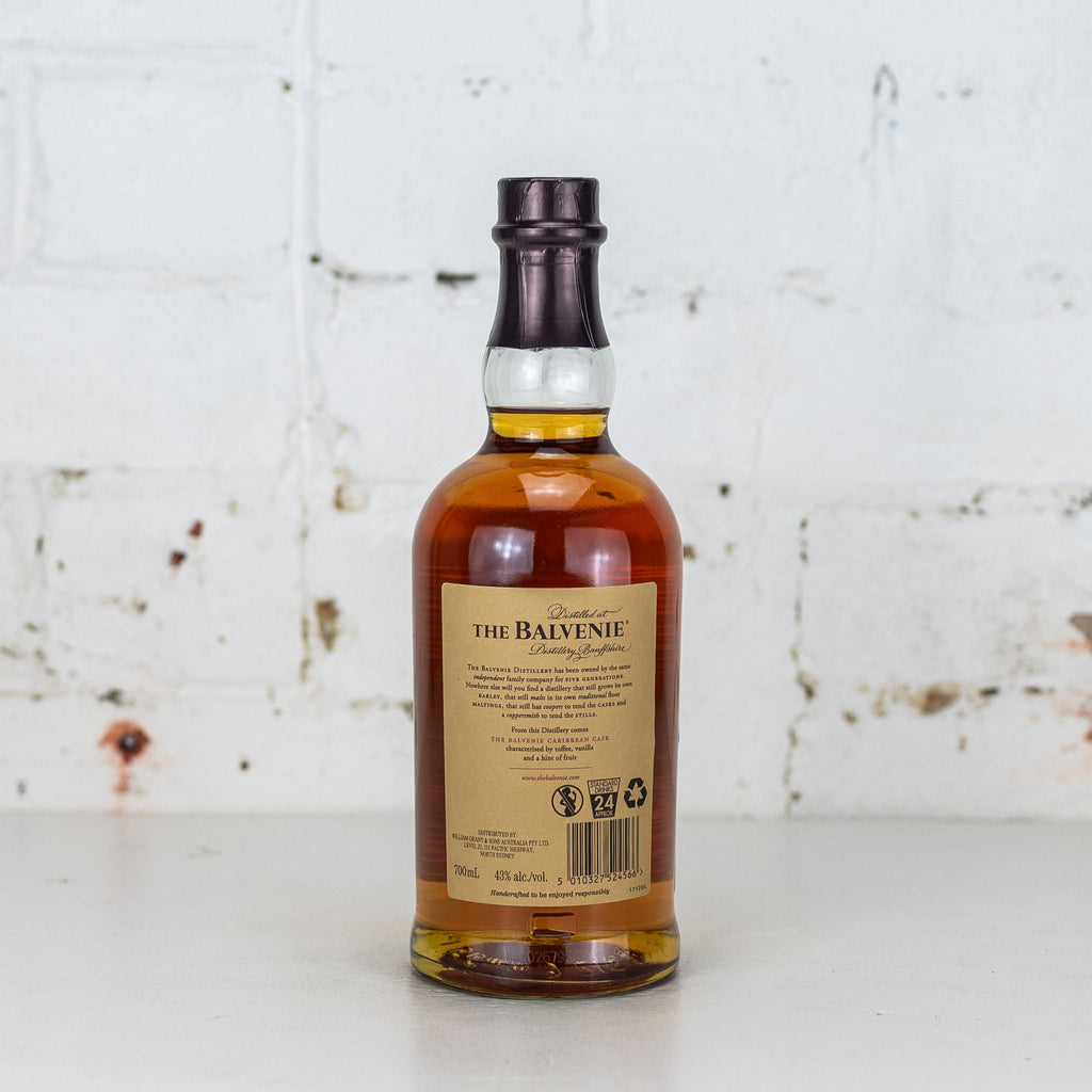 The Balvenie - Caribbean Cask 14YO Single Malt Scotch Whisky 700ml