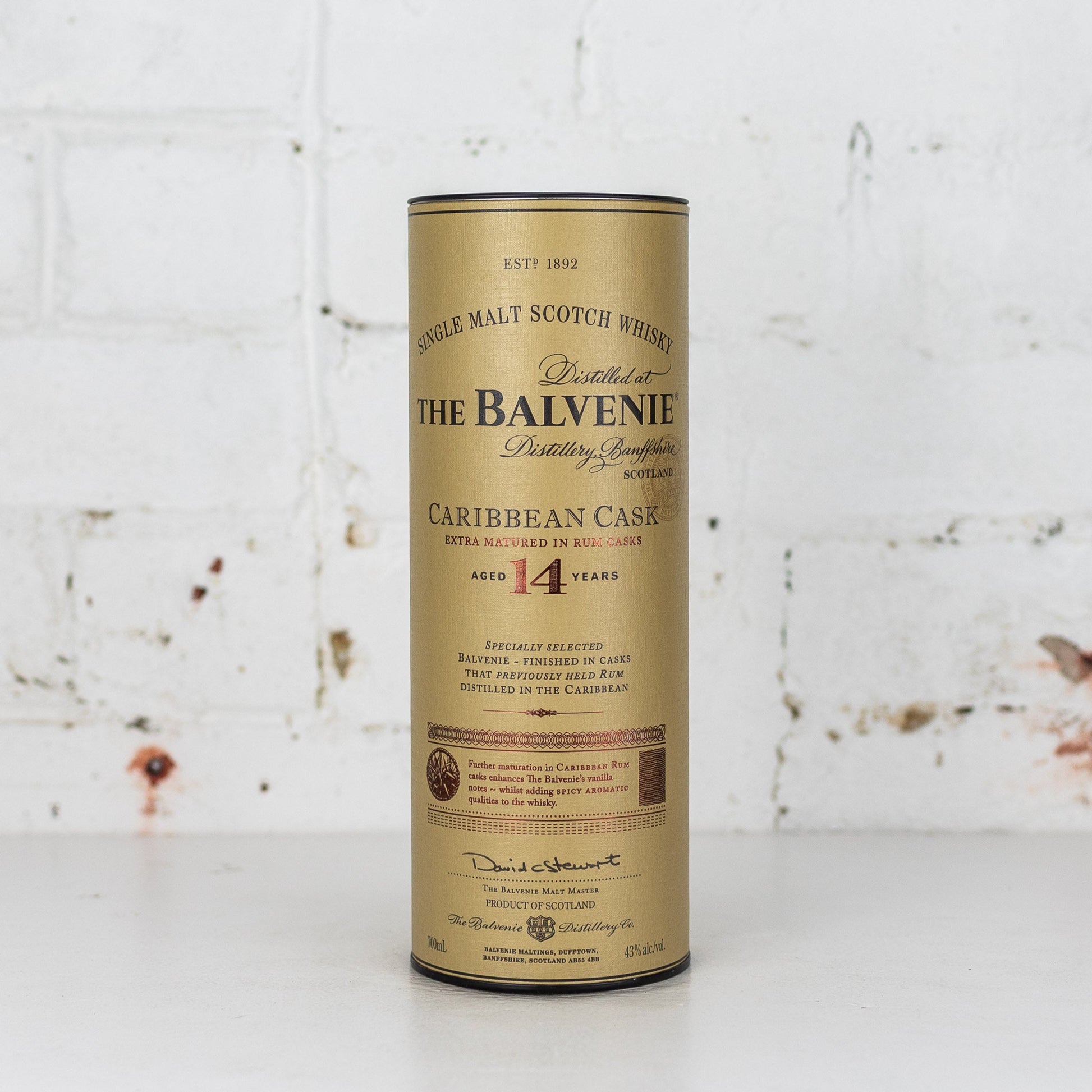 The Balvenie - Caribbean Cask 14YO Single Malt Scotch Whisky 700ml