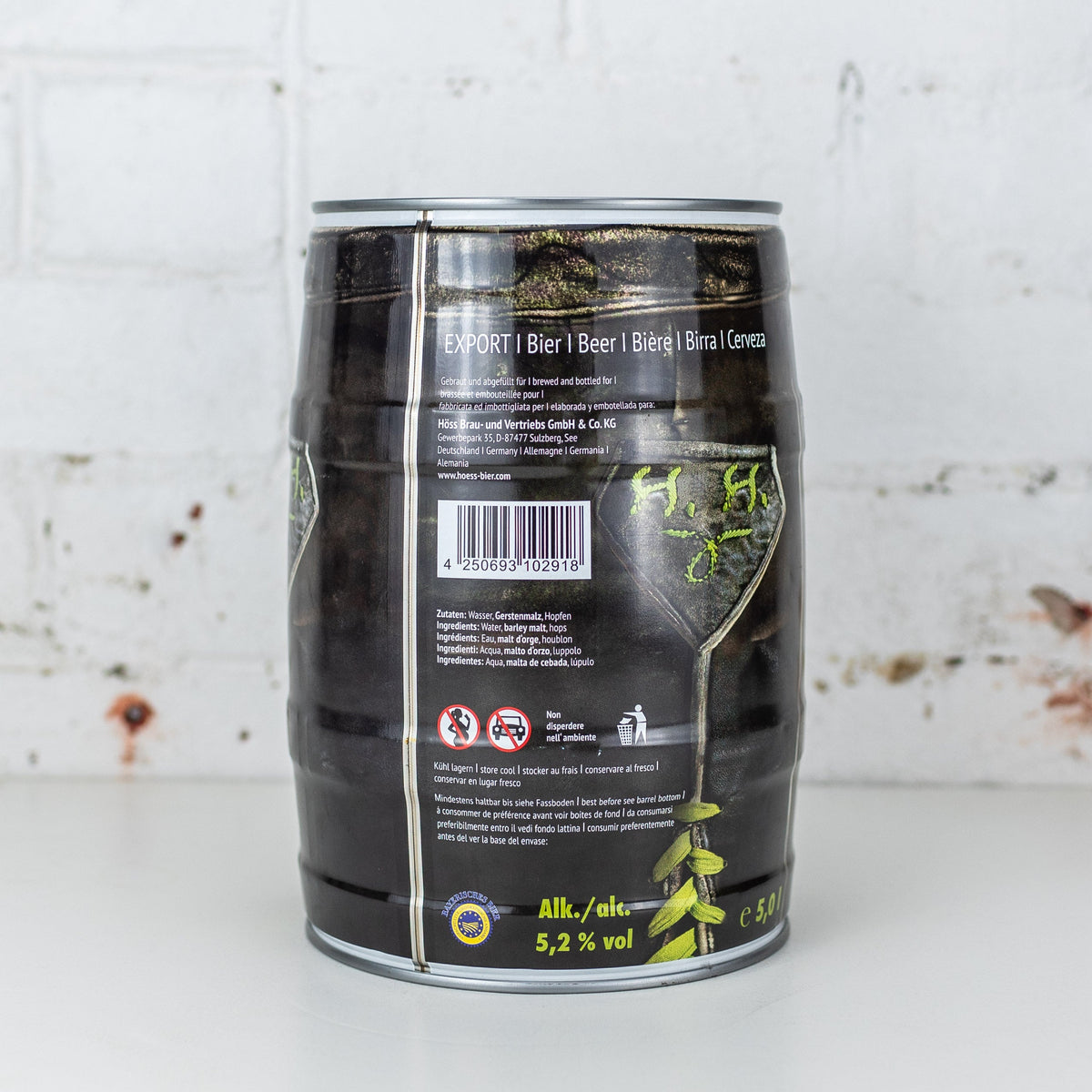 Hoss Brau - Allgauer Bierspezialitat Export Lager 5L Party Keg
