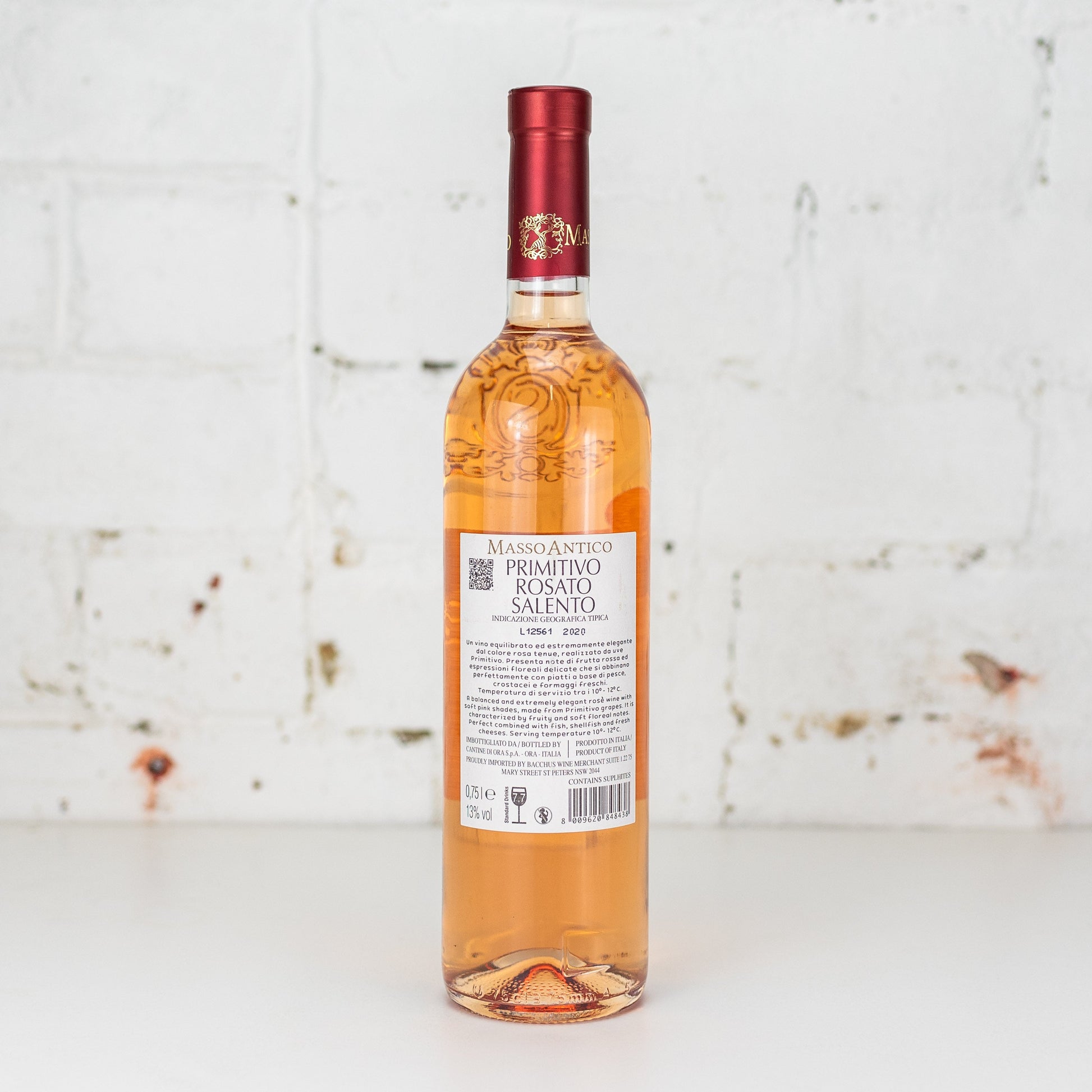 Masso Antico - Primitivo Rose 750ml