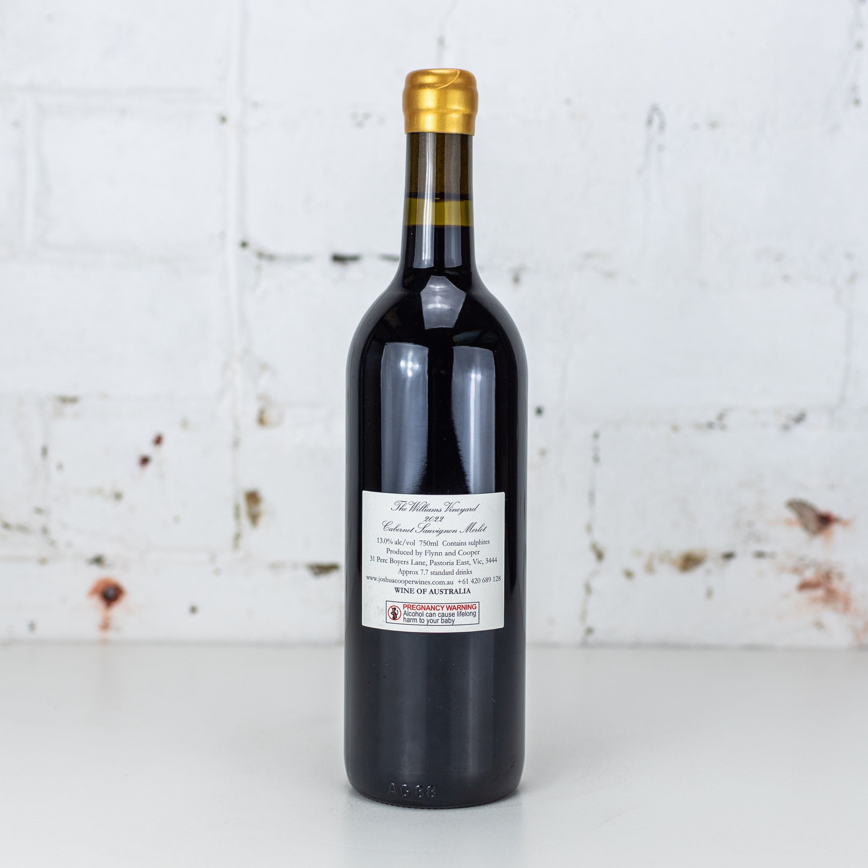 Joshua Cooper - The Williams Vineyard Cabernet Sauvignon Merlot 2022 750ml
