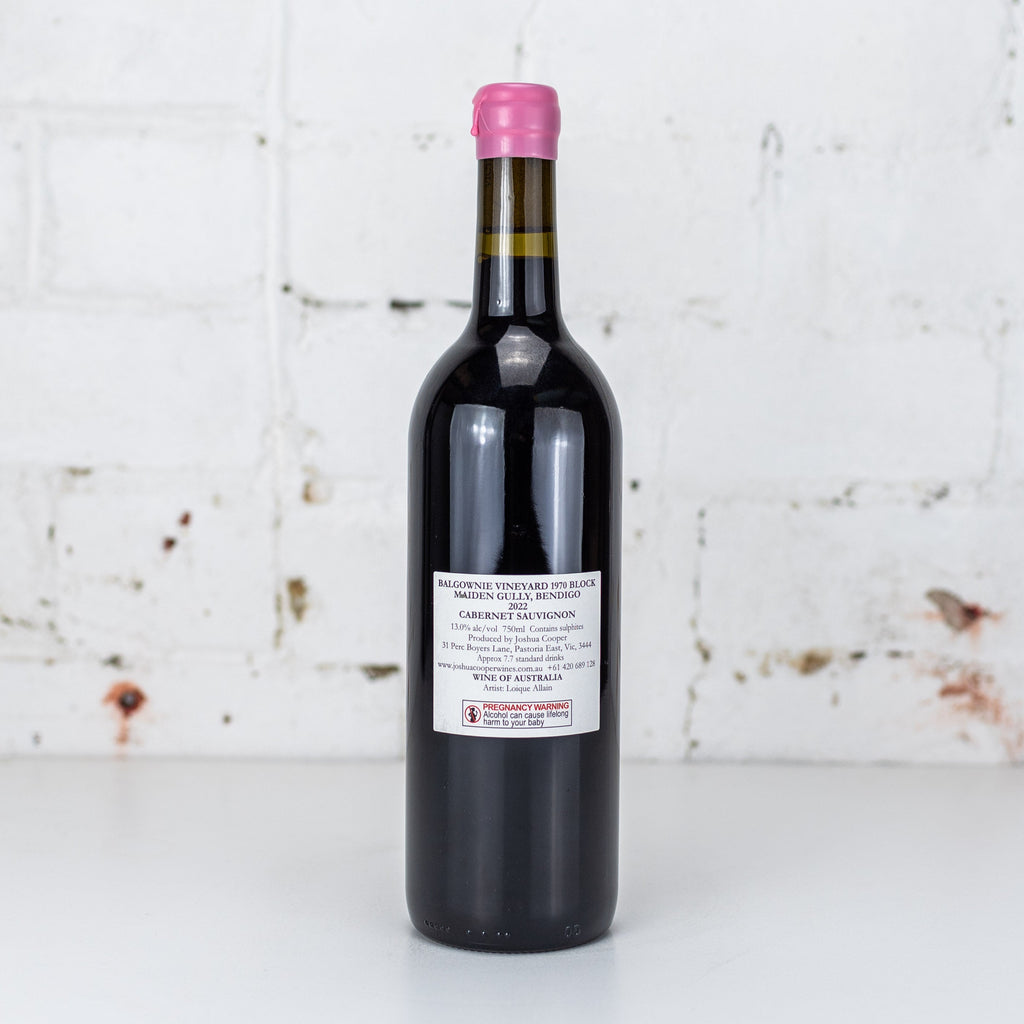 Joshua Cooper - Balgownie Vineyard 1970s Block Cabernet Sauvignon 2022 750ml