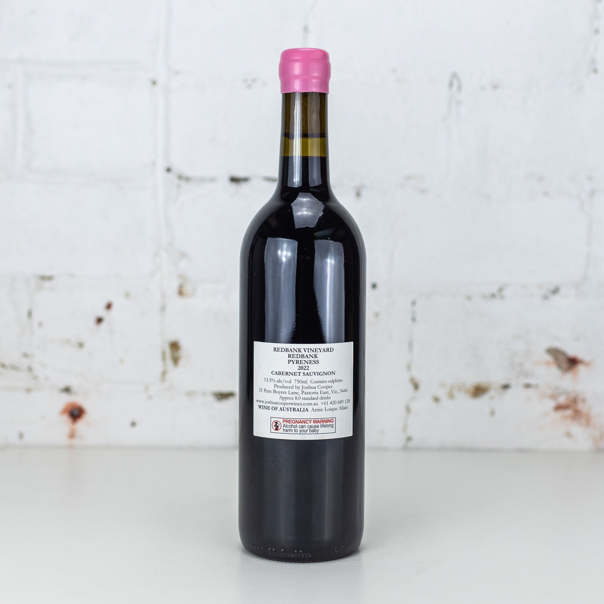 Joshua Cooper - Redbank 1970's Vines Cabernet Sauvignon 2022 750ml