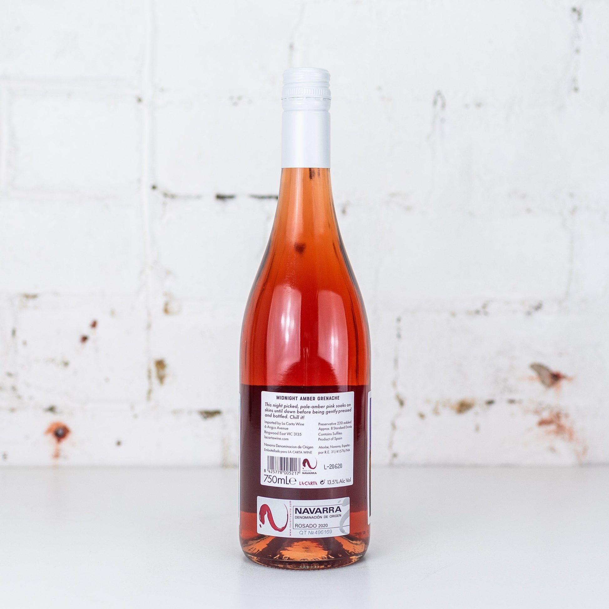 Midnight Amber - Grenache Rose 2020 750ml