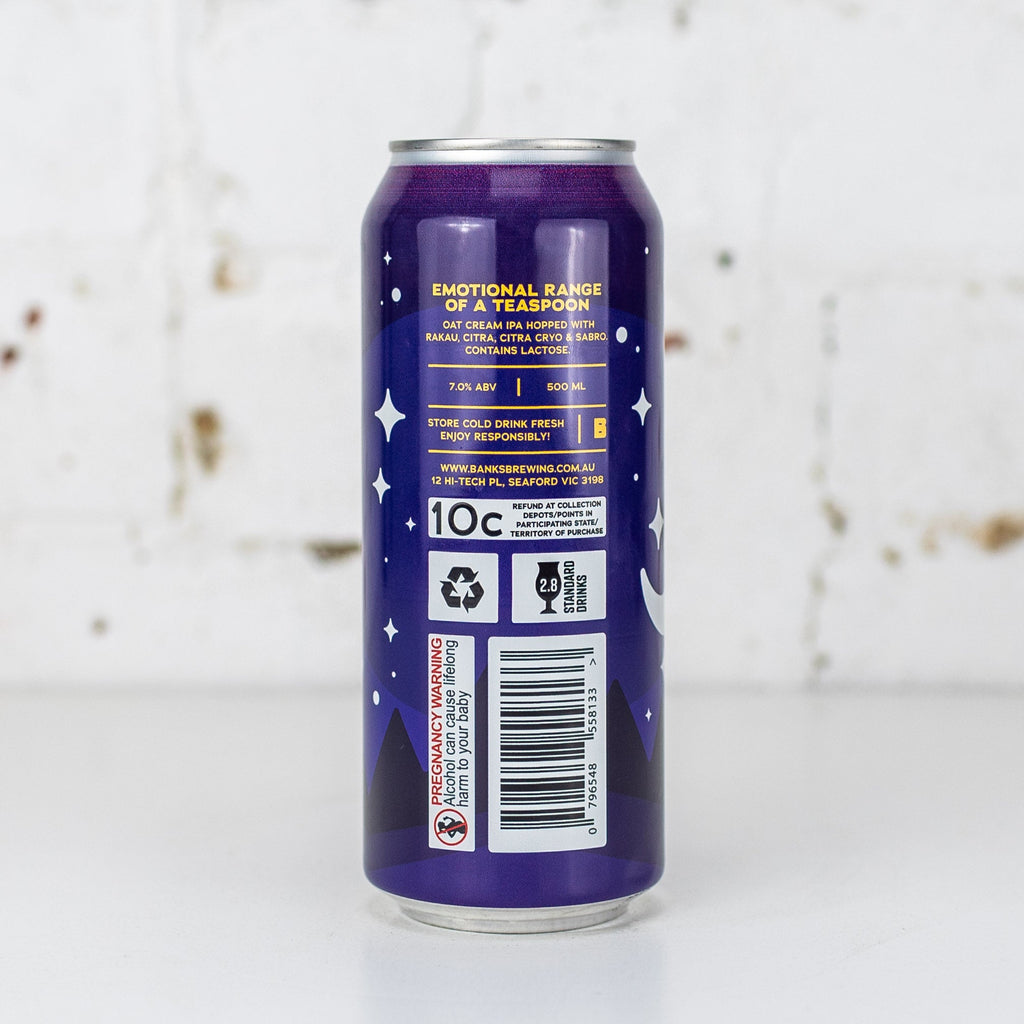 Banks - Emotional Range of a Teaspoon Oat Cream IPA
