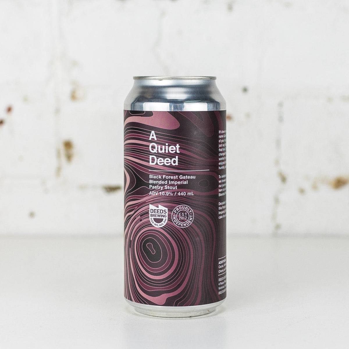 Deeds - A Quiet Deed Black Forest Pastry Stout