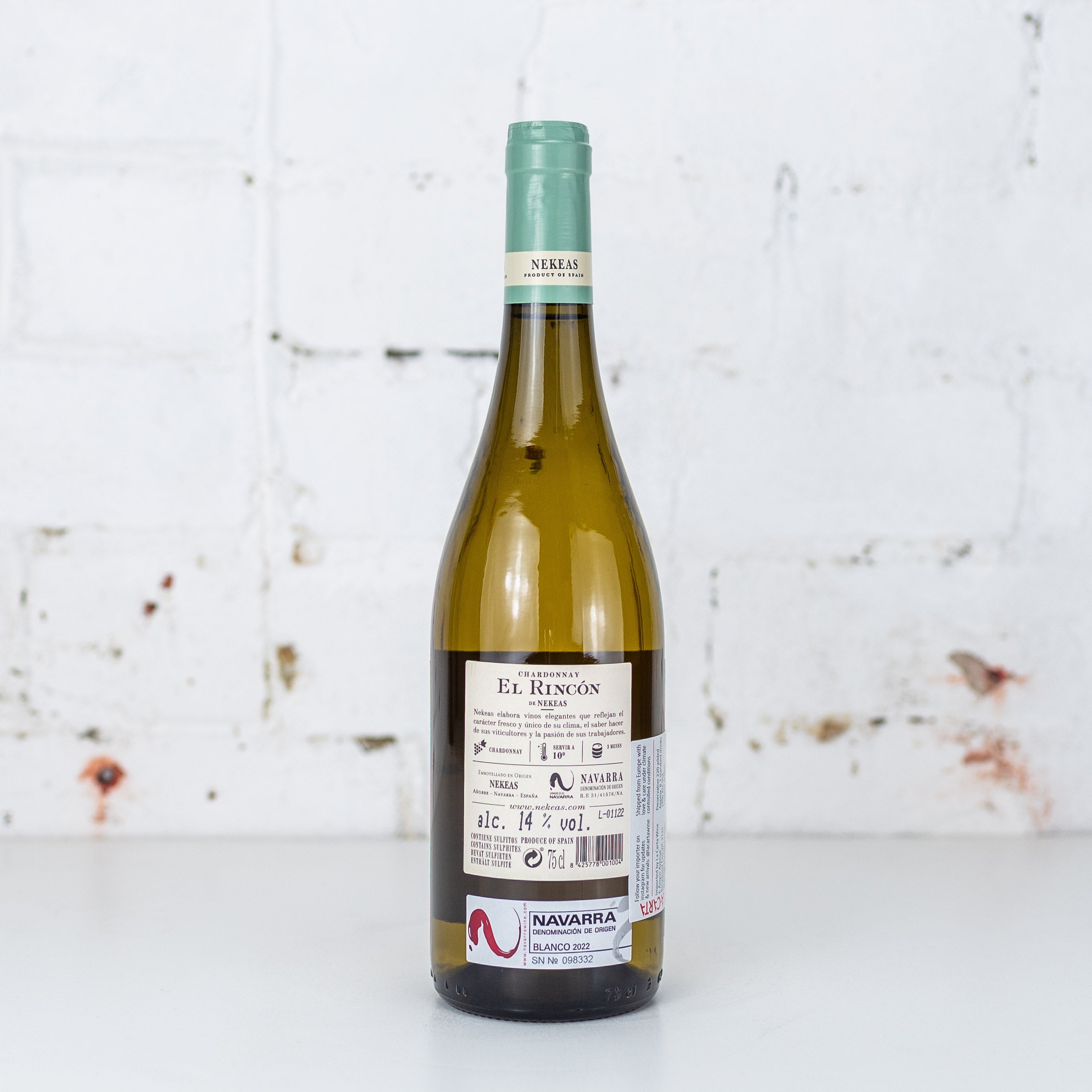Bodegas Nekeas - ‘El Rincón’ Chardonnay 2022 750ml