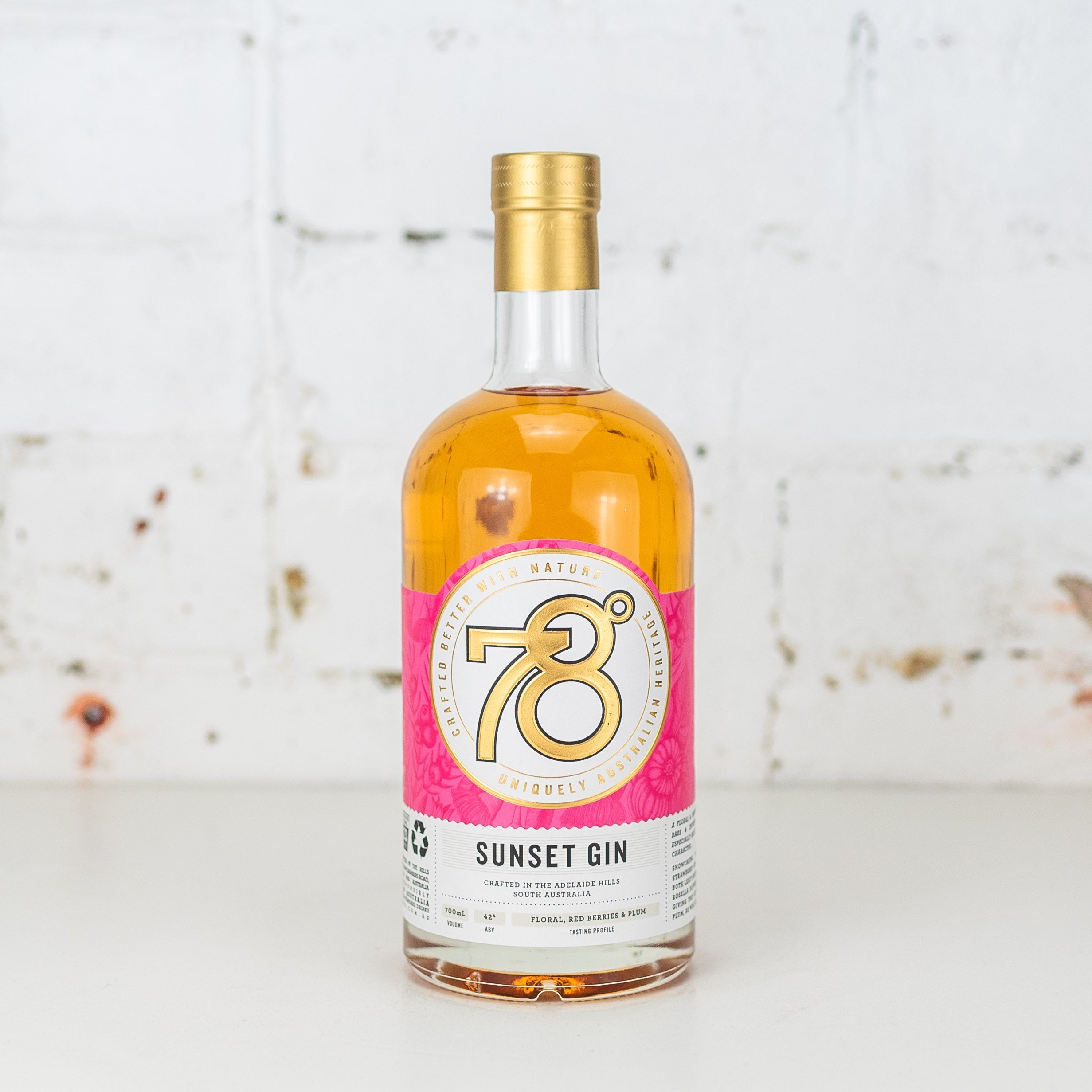 78 Degrees - Sunset Gin 700ml