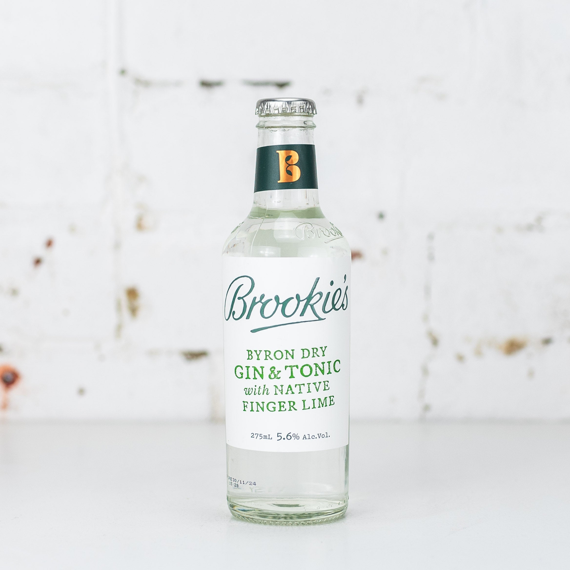 Brookies - Gin & Tonic with Fingerlime 275ml