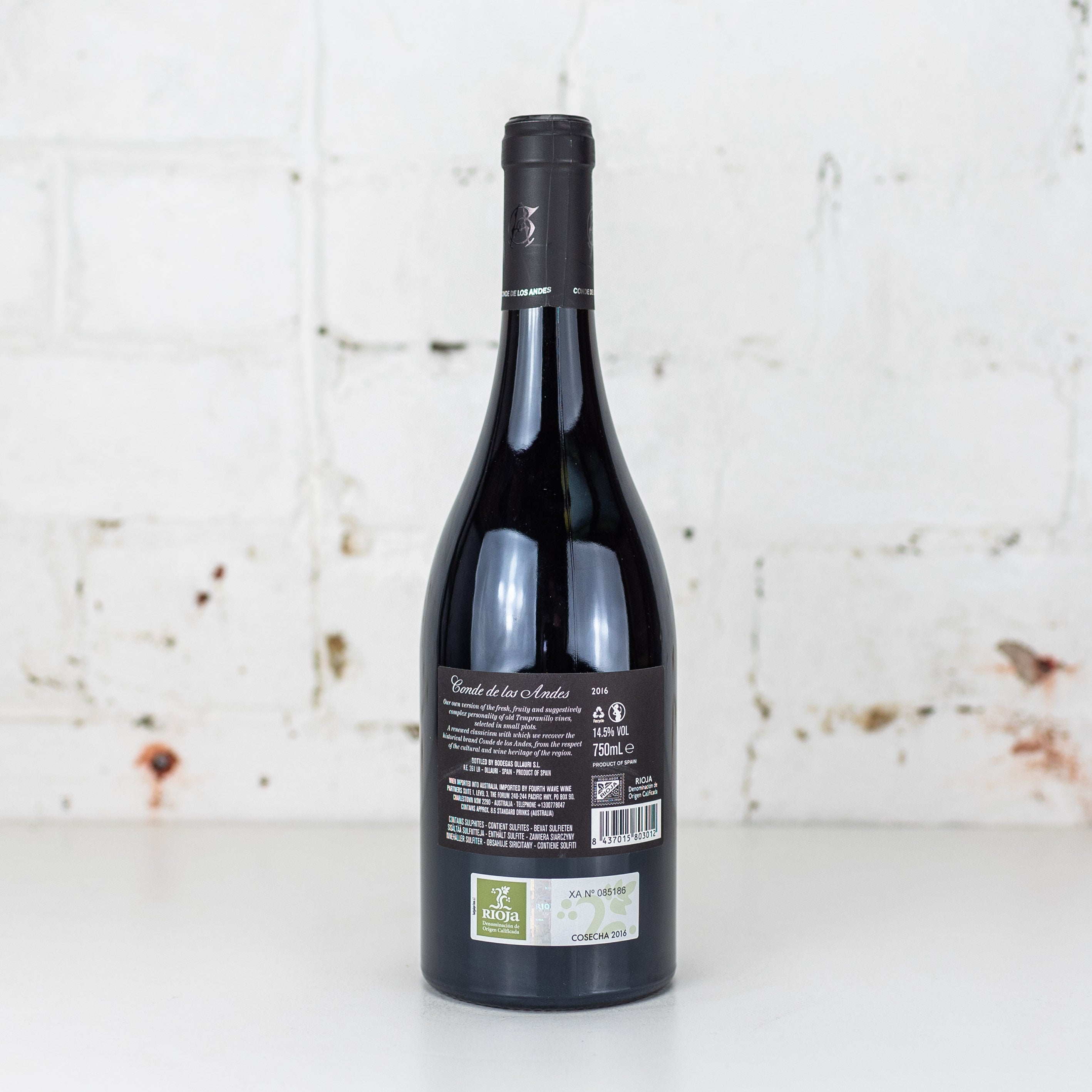 Ollauri - Condes de los Andes Rioja 2016 750ml