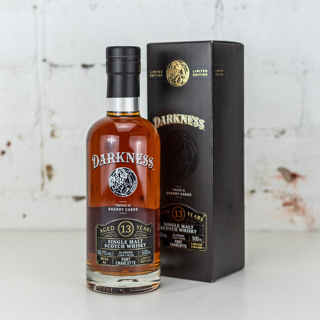 Darkness x Carwyn Cellars 'Port Charlotte 13 YO Oloroso Cask' 500ml