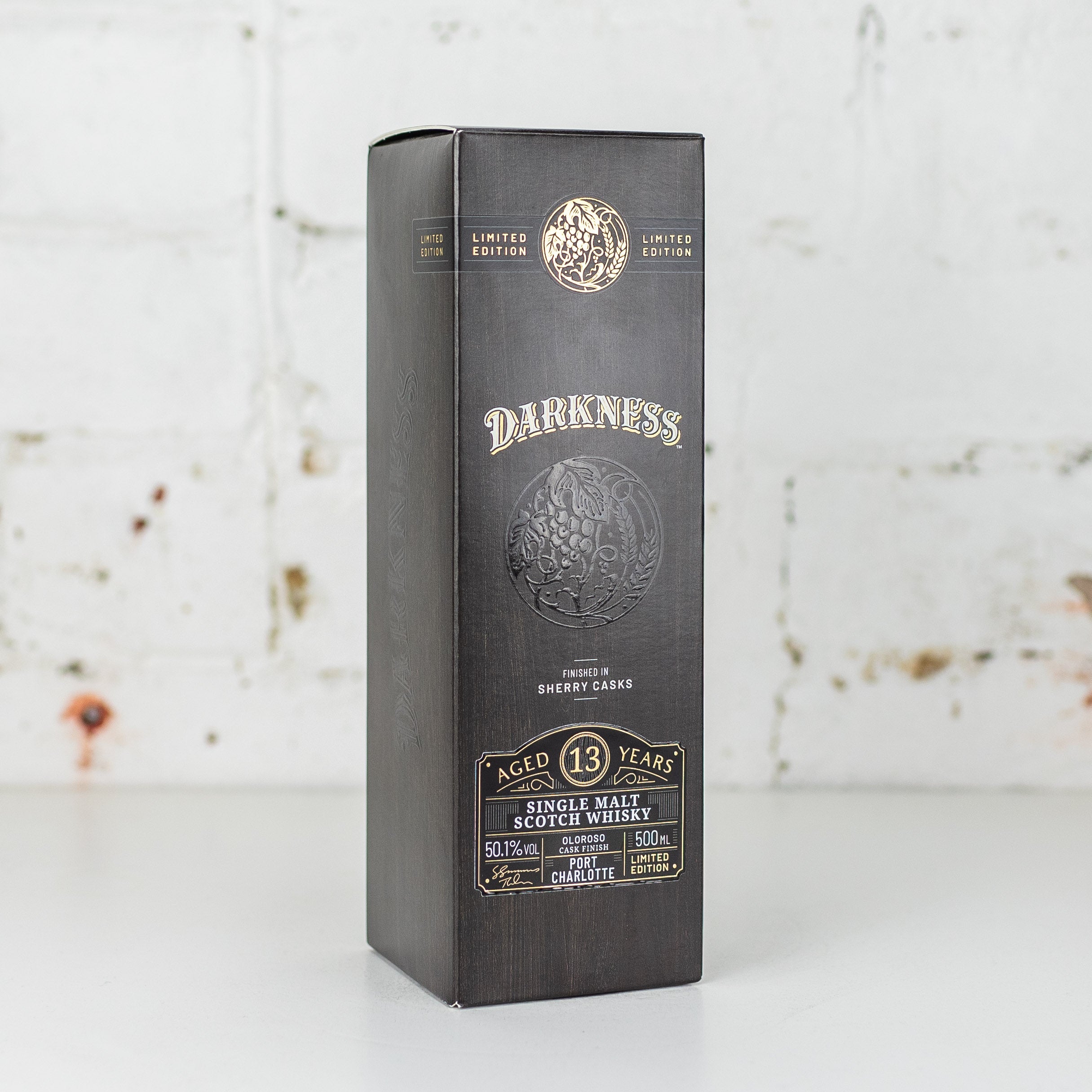 Darkness x Carwyn Cellars 'Port Charlotte 13 YO Oloroso Cask' 500ml