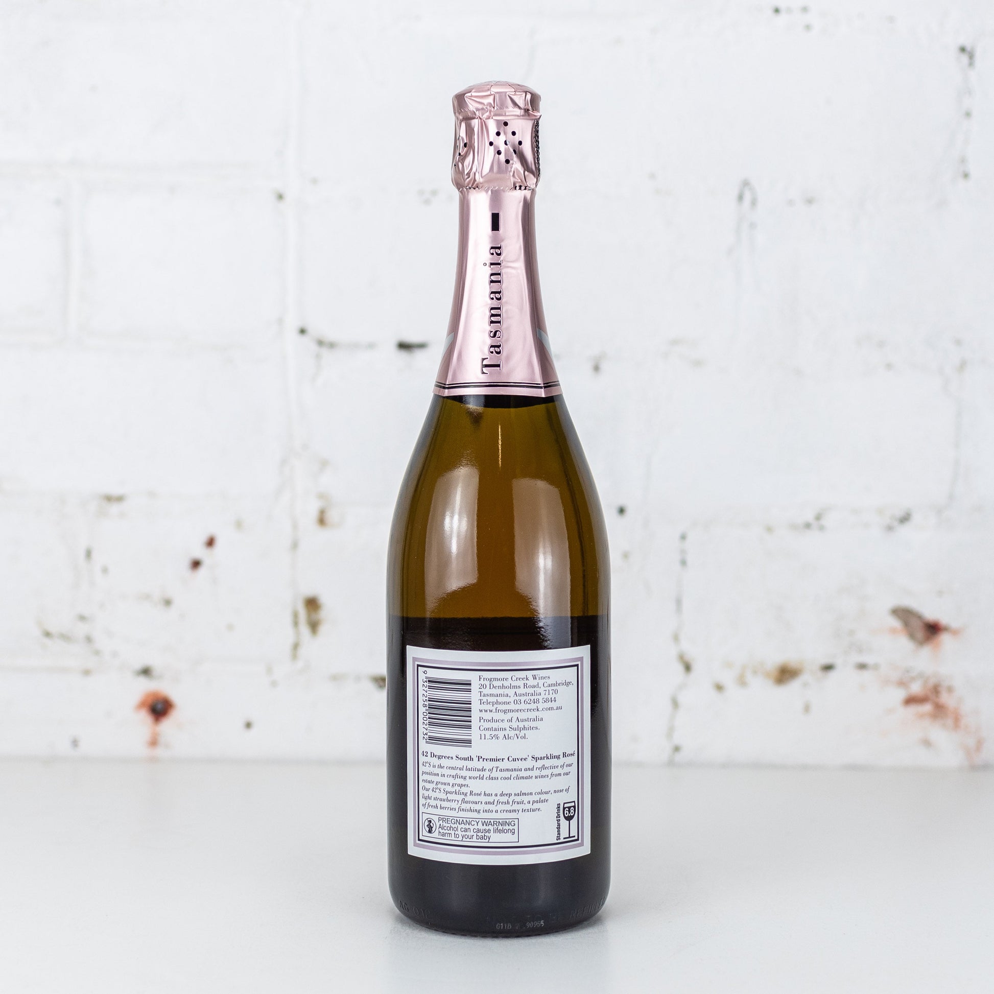 42 Degrees South - Premier Cuvee Sparkling Rosé NV 750ml