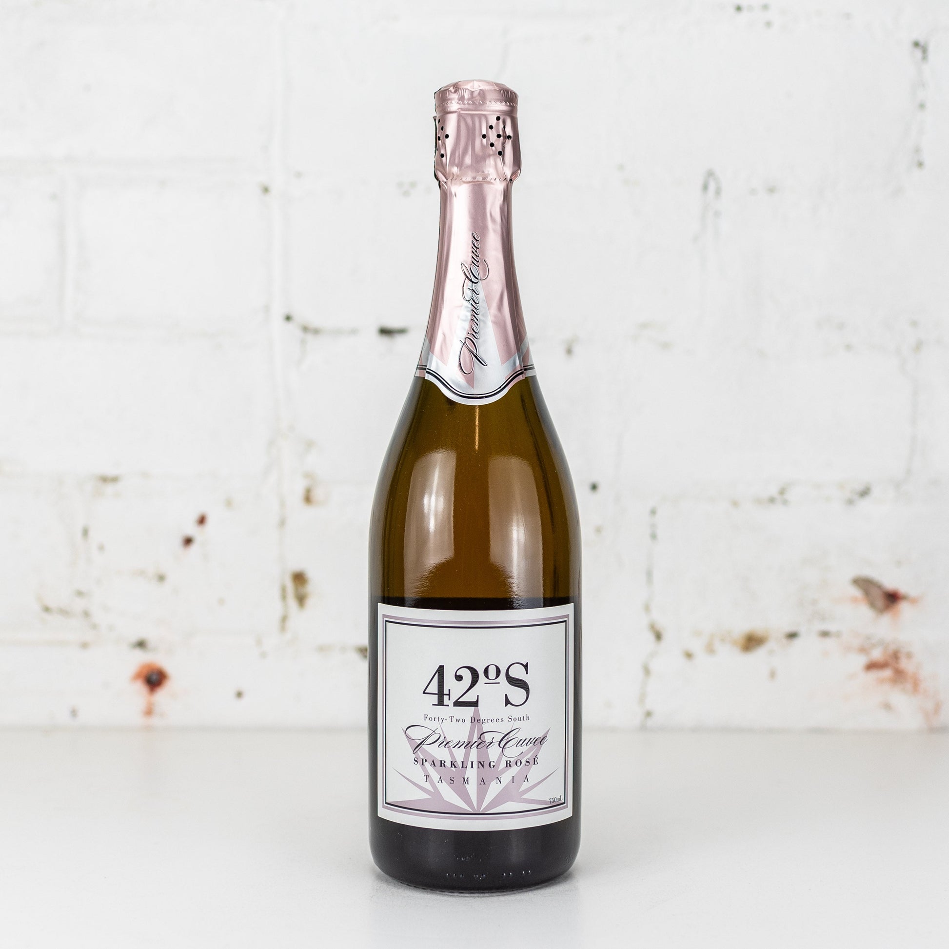 42 Degrees South - Premier Cuvee Sparkling Rosé NV 750ml