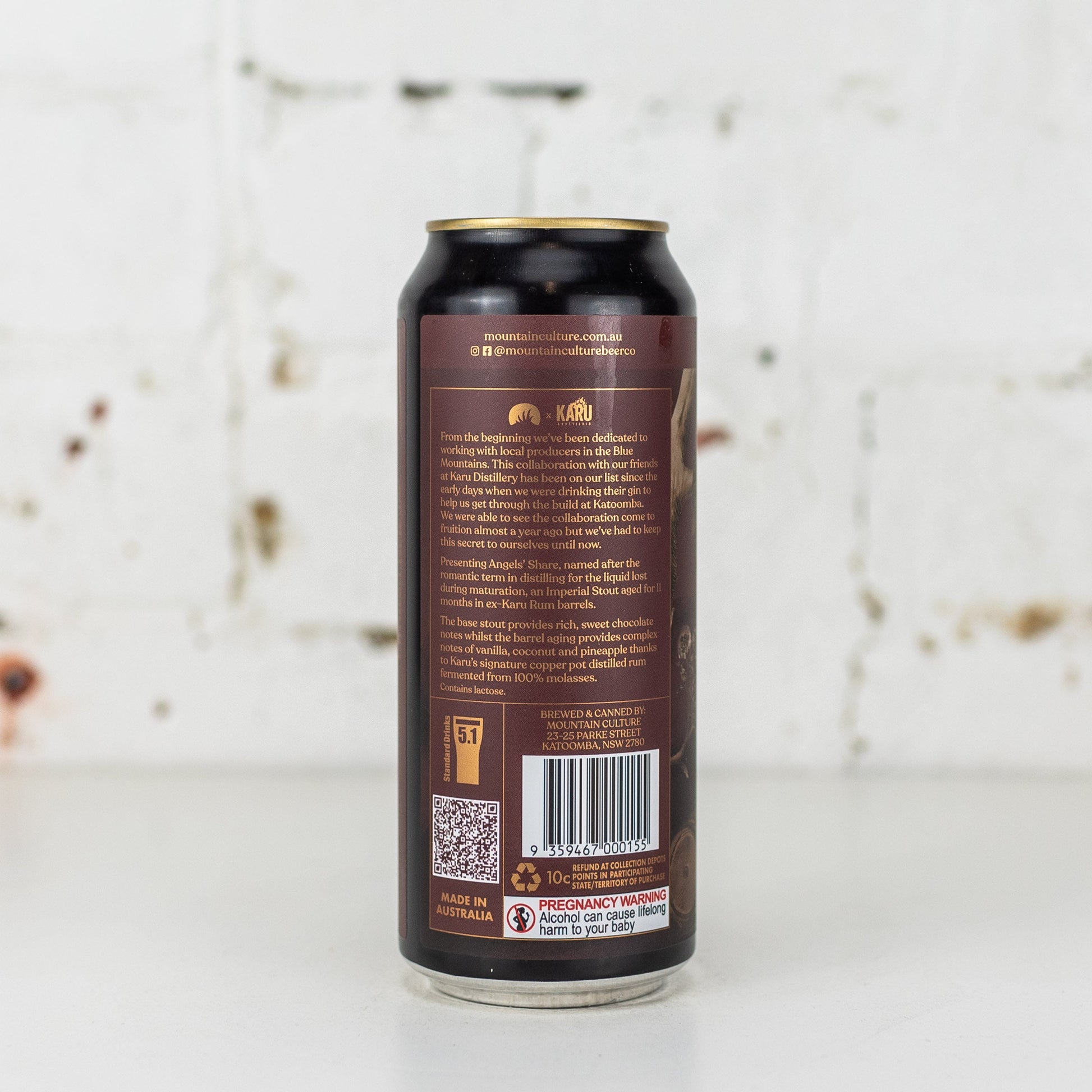 Mountain Culture x Karu 'Angel's Share' Rum BA Imperial Stout