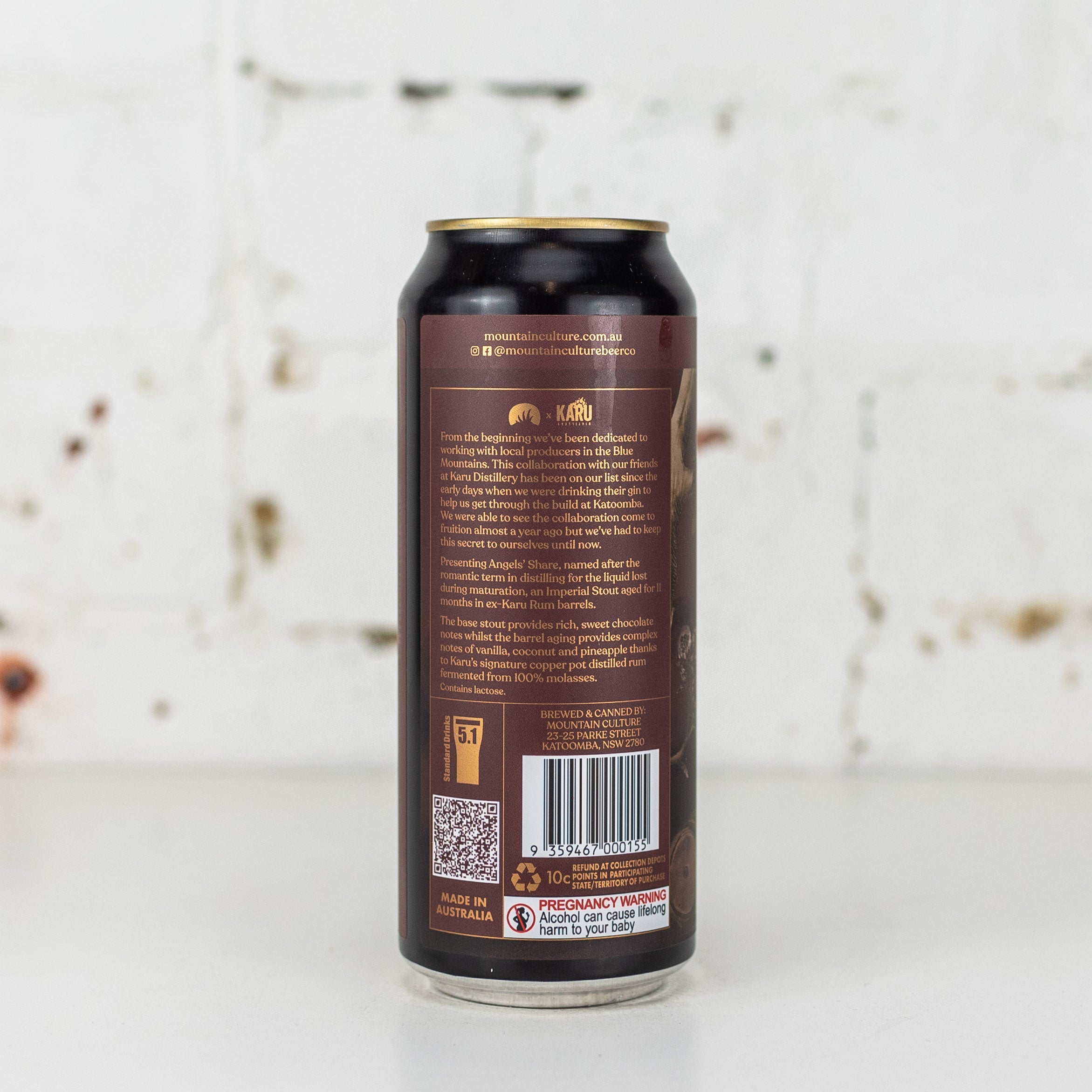 Mountain Culture x Karu 'Angel's Share' Rum BA Imperial Stout