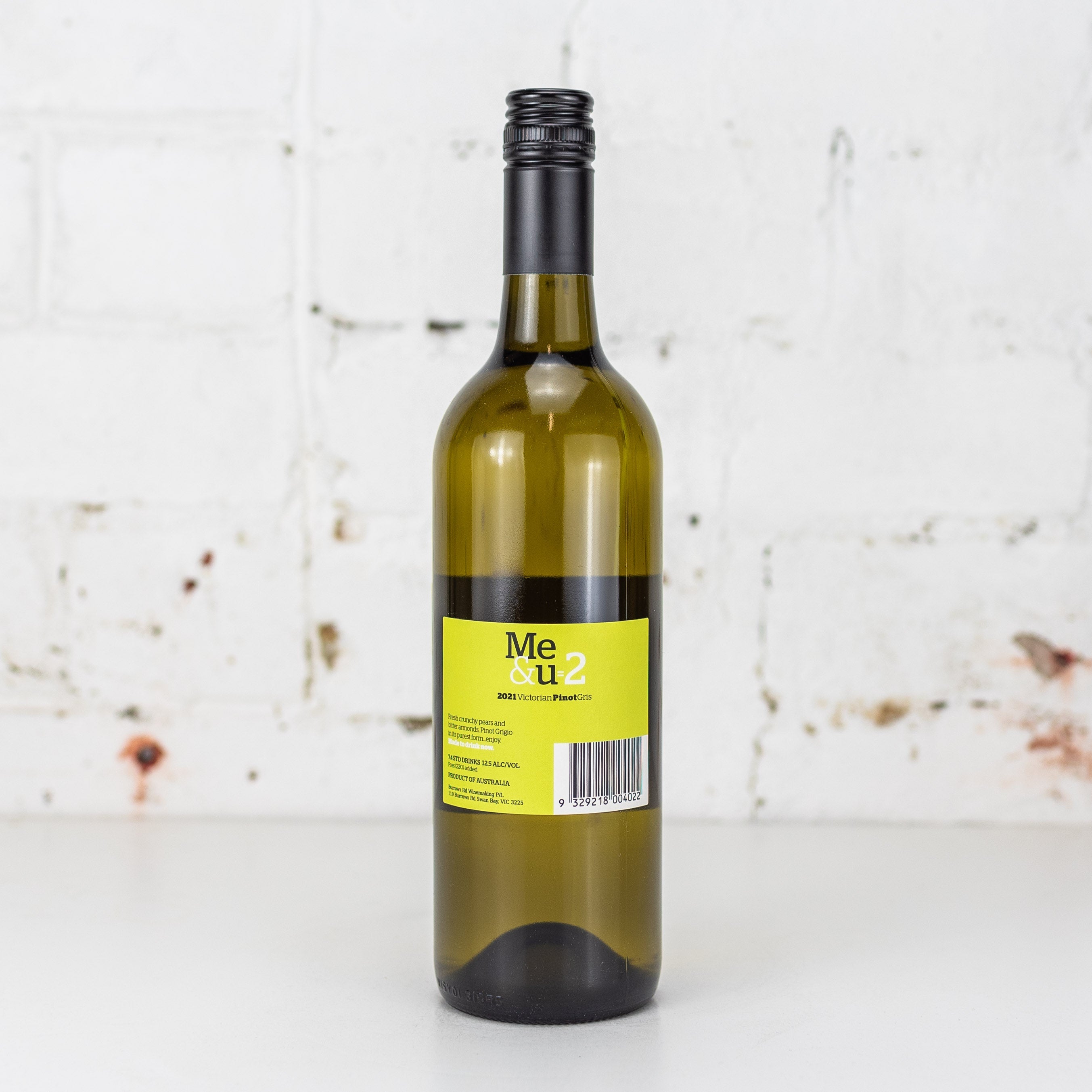 Me & U = 2 - Pinot Gris 750ml