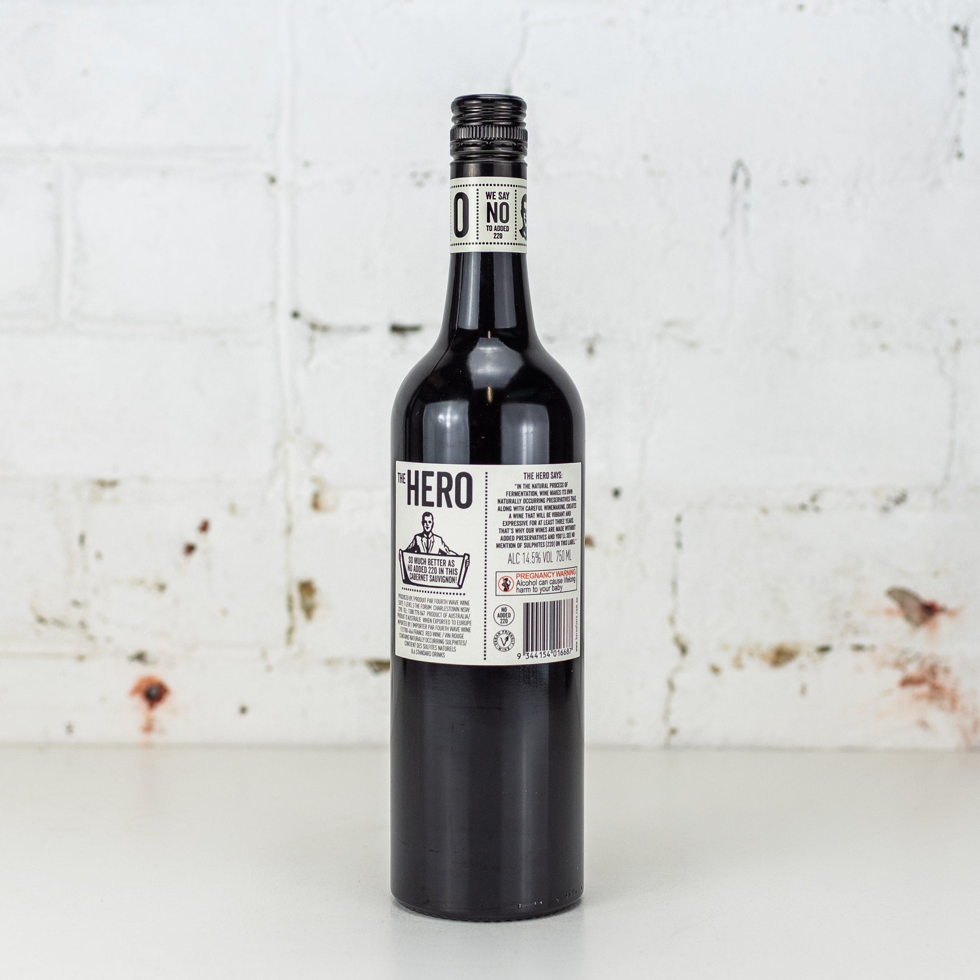 Hero of Zero - Cabernet Sauvignon 750ml