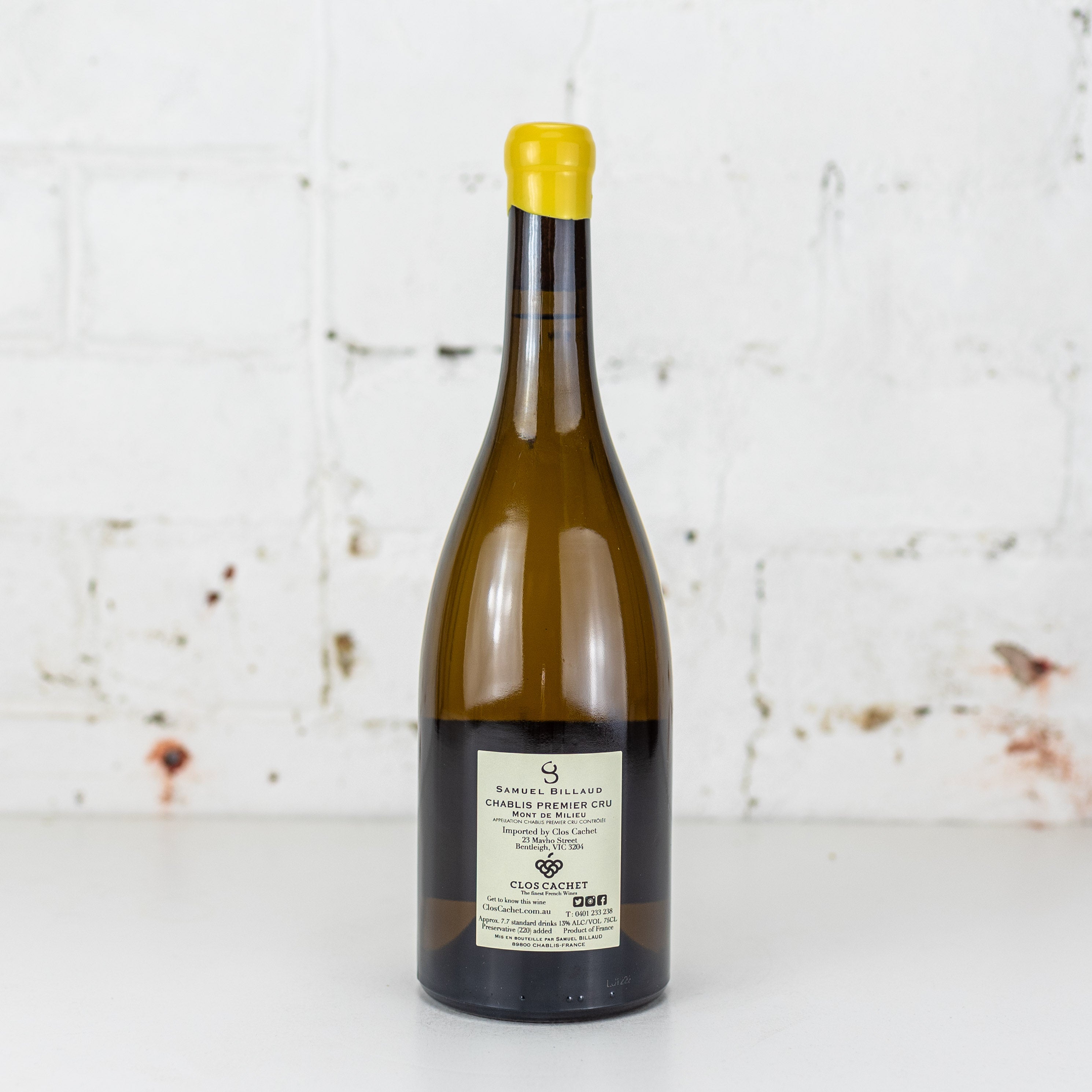 Samuel Billaud - Chablis 1er Cru Mont de Milieu 2021 750ml