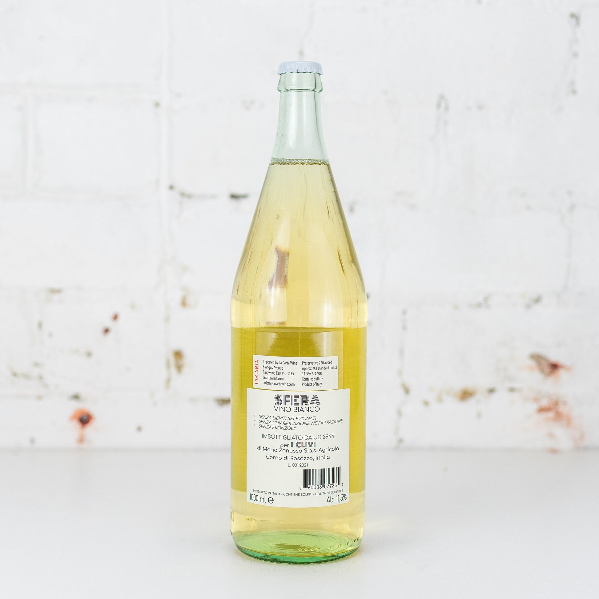 Sfera Litro x i Clivi 'Bianco' 1L