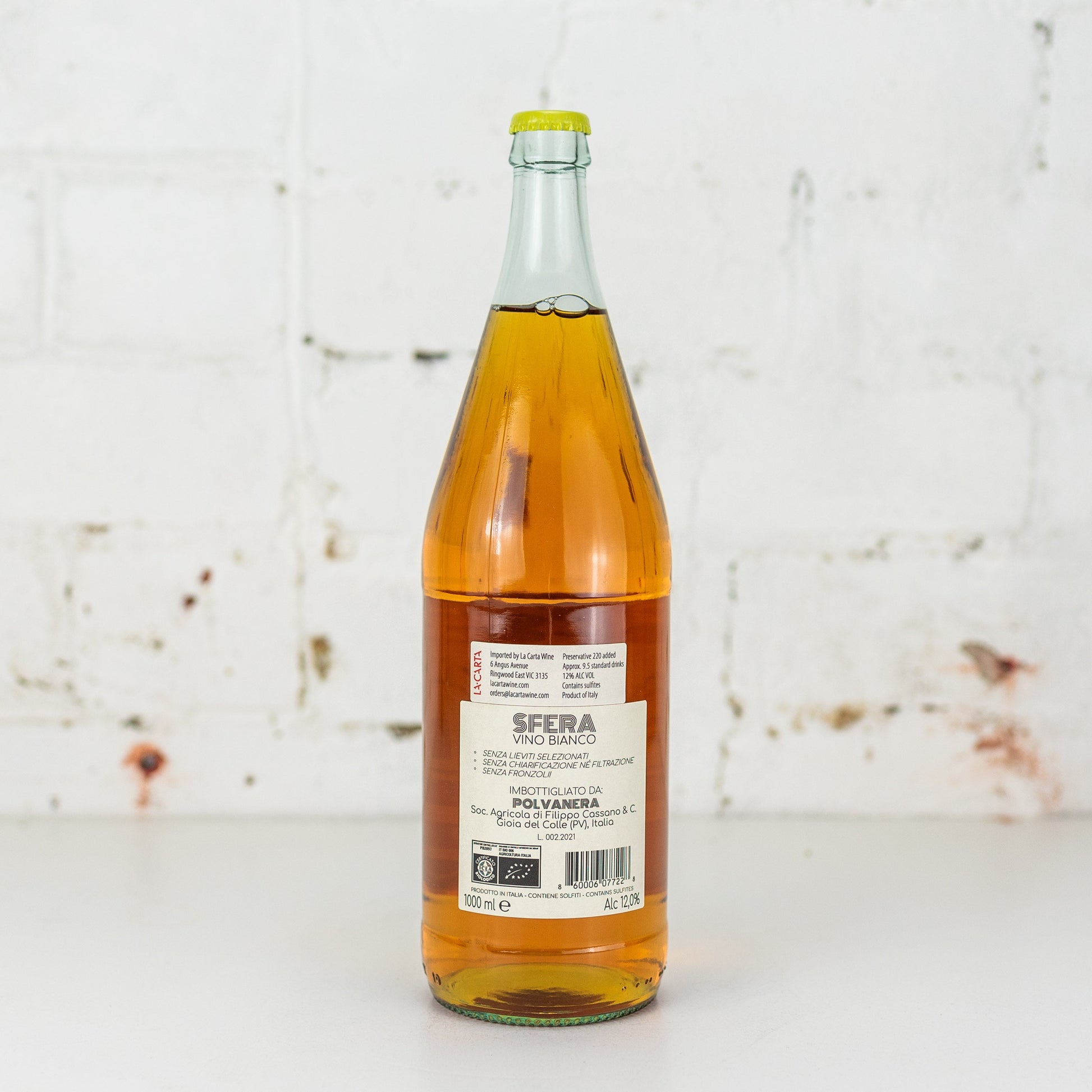 Sfera Litro x Polvanera 'Macerato' 1L