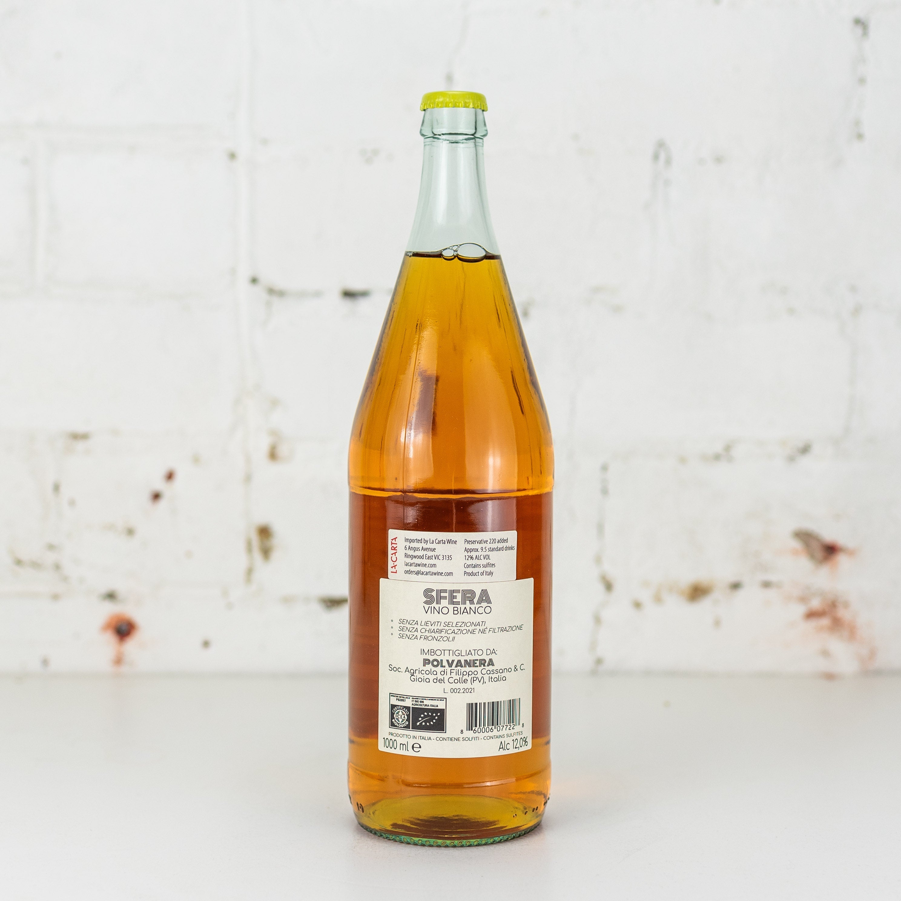Sfera Litro x Polvanera 'Macerato' 1L