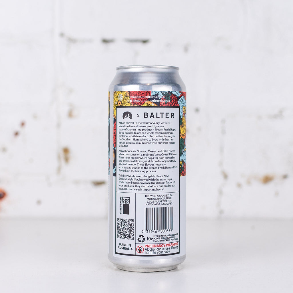 Mountain Culture x Balter 'Anna' Frozen Fresh Hop WCIPA