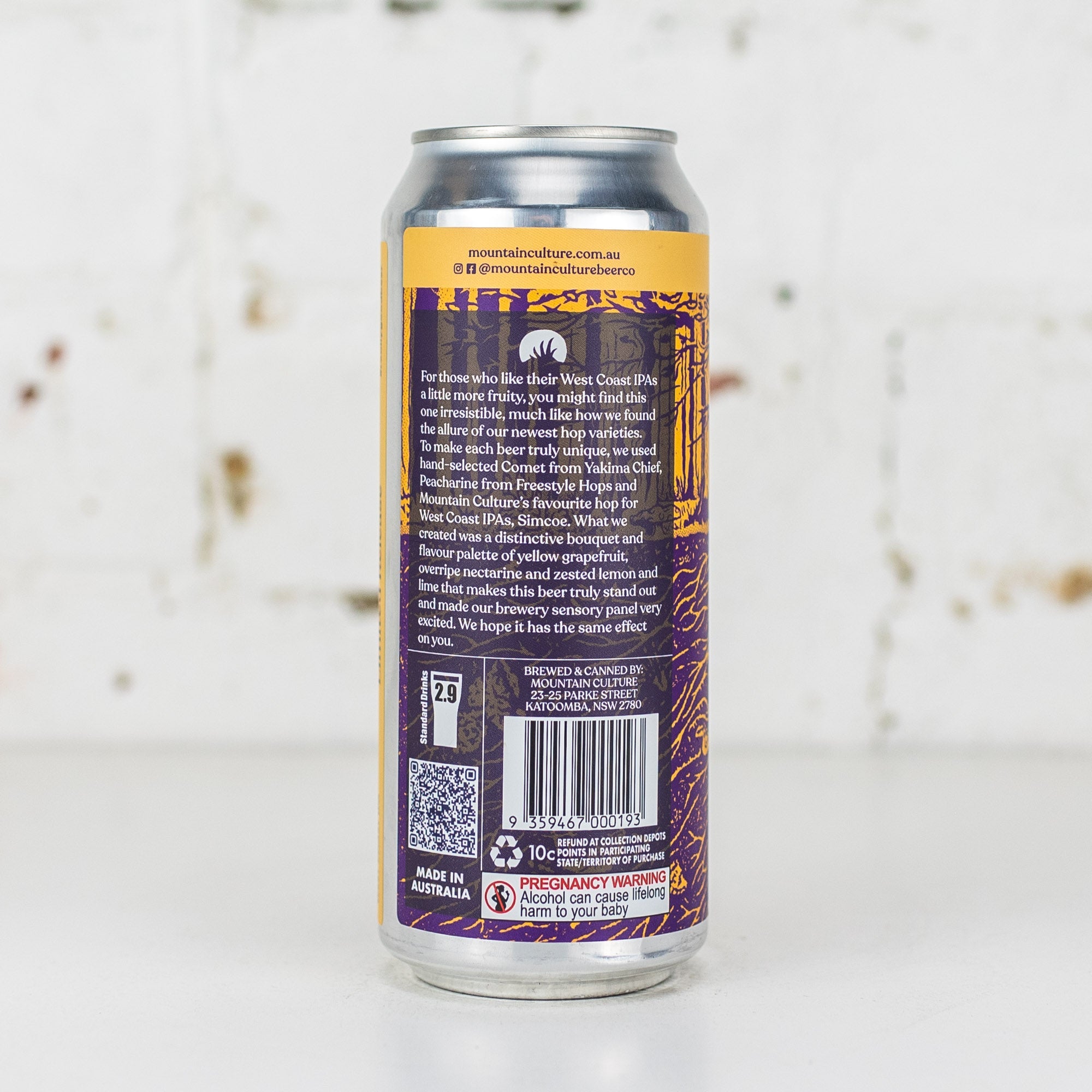 Mountain Culture - Irresistible Forces West Coast IPA