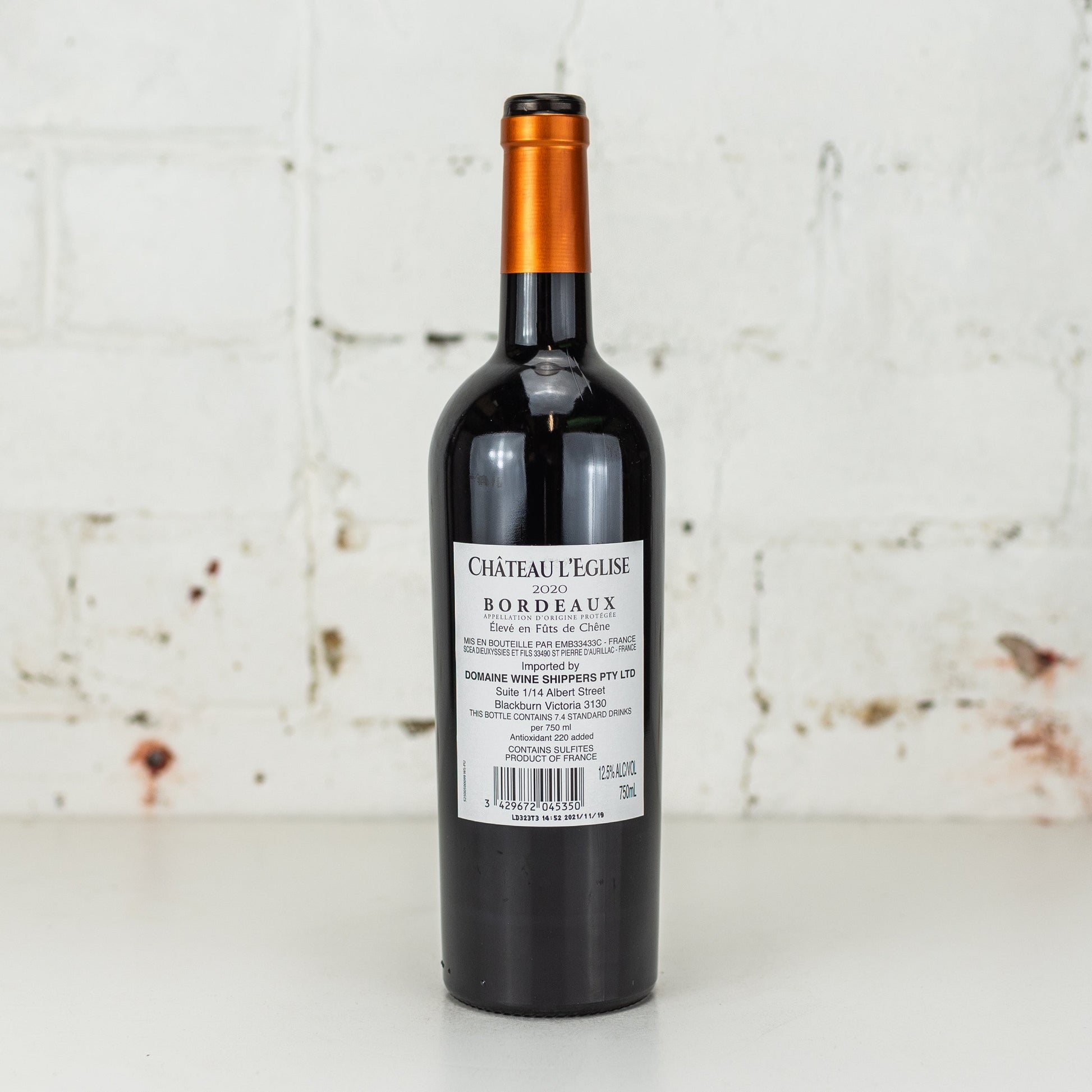 Chateau L'Eglise - Bordeaux 750ml