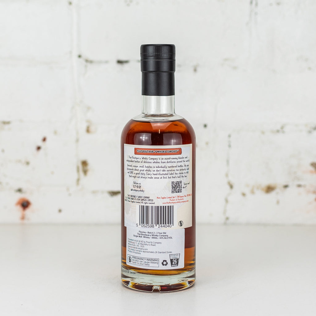 That Boutiquey Whisky Co - Fleurieu 3 YO Single Malt Batch 2 500ml