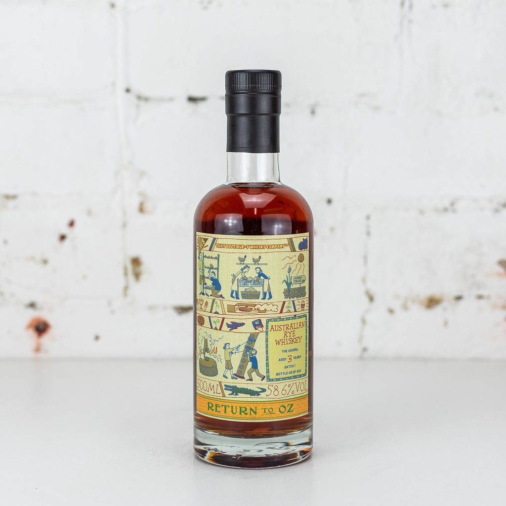 That Boutiquey Whisky Co - The Gospel 3 YO Rye Whiskey Batch 1 500ml